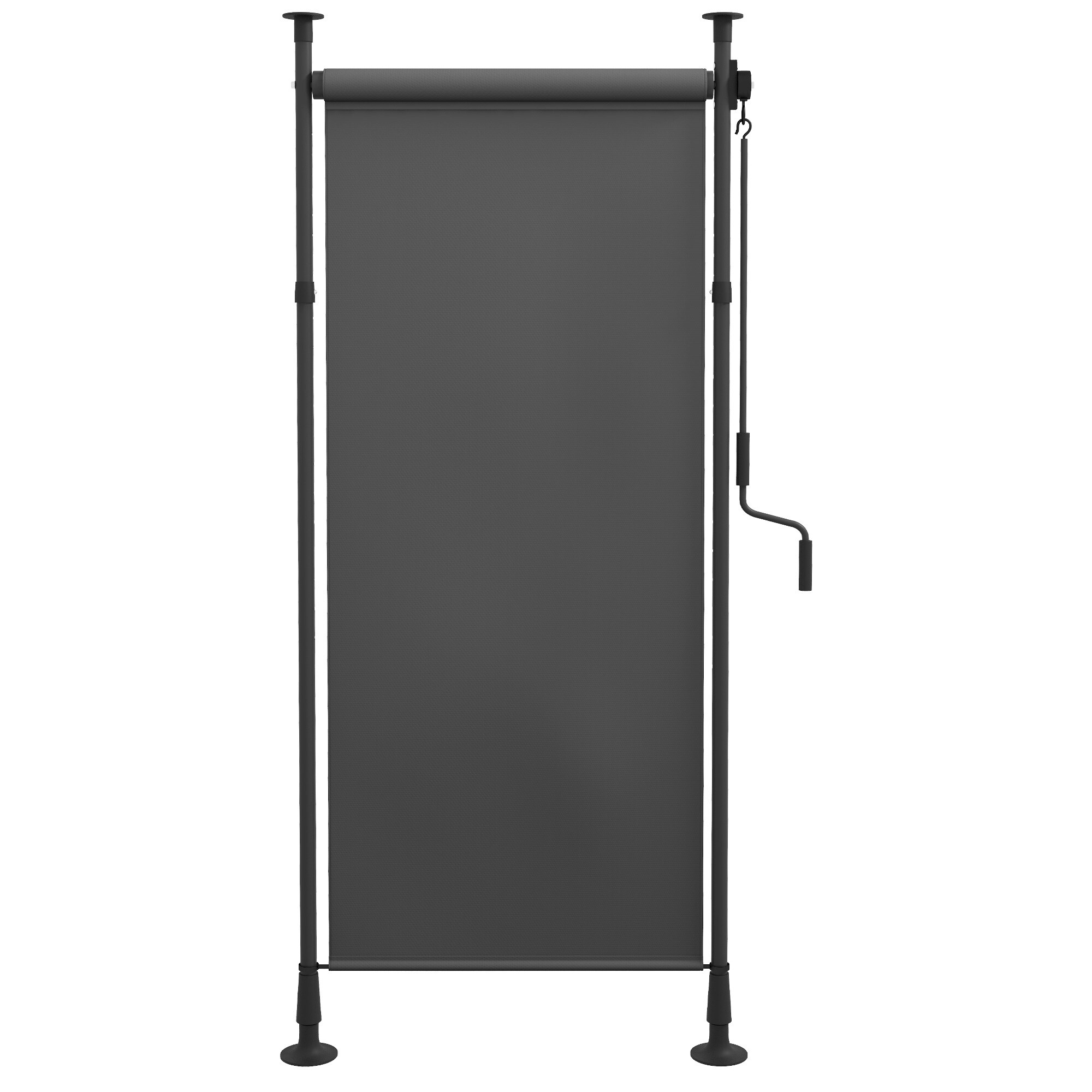 Outsunny Senkrechtmarkise Aluminium, Polyester - Bild 1