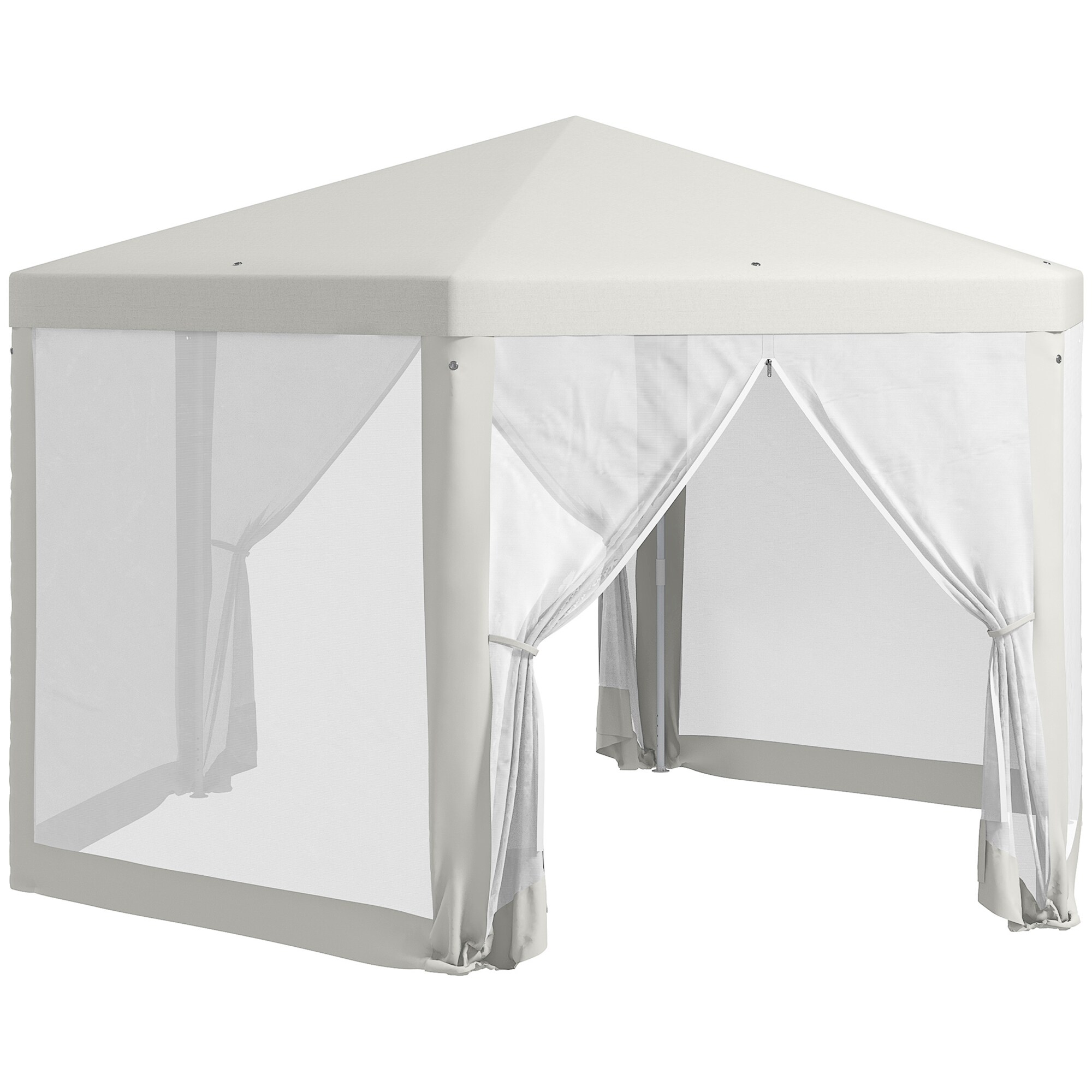 Outsunny Pavillon Metall, Polyester - Bild 1