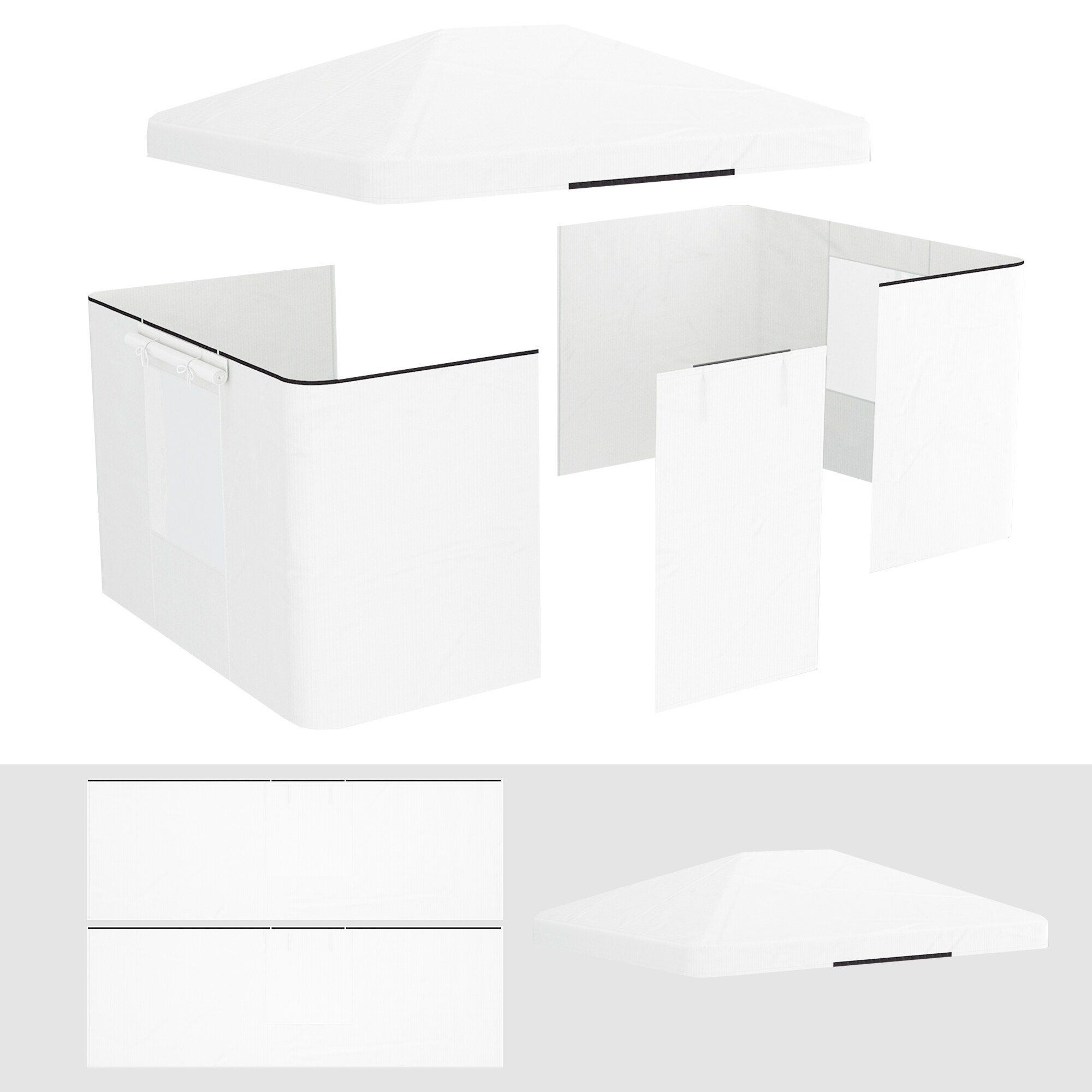 Outsunny Ersatzdach-Set PE - Bild 1