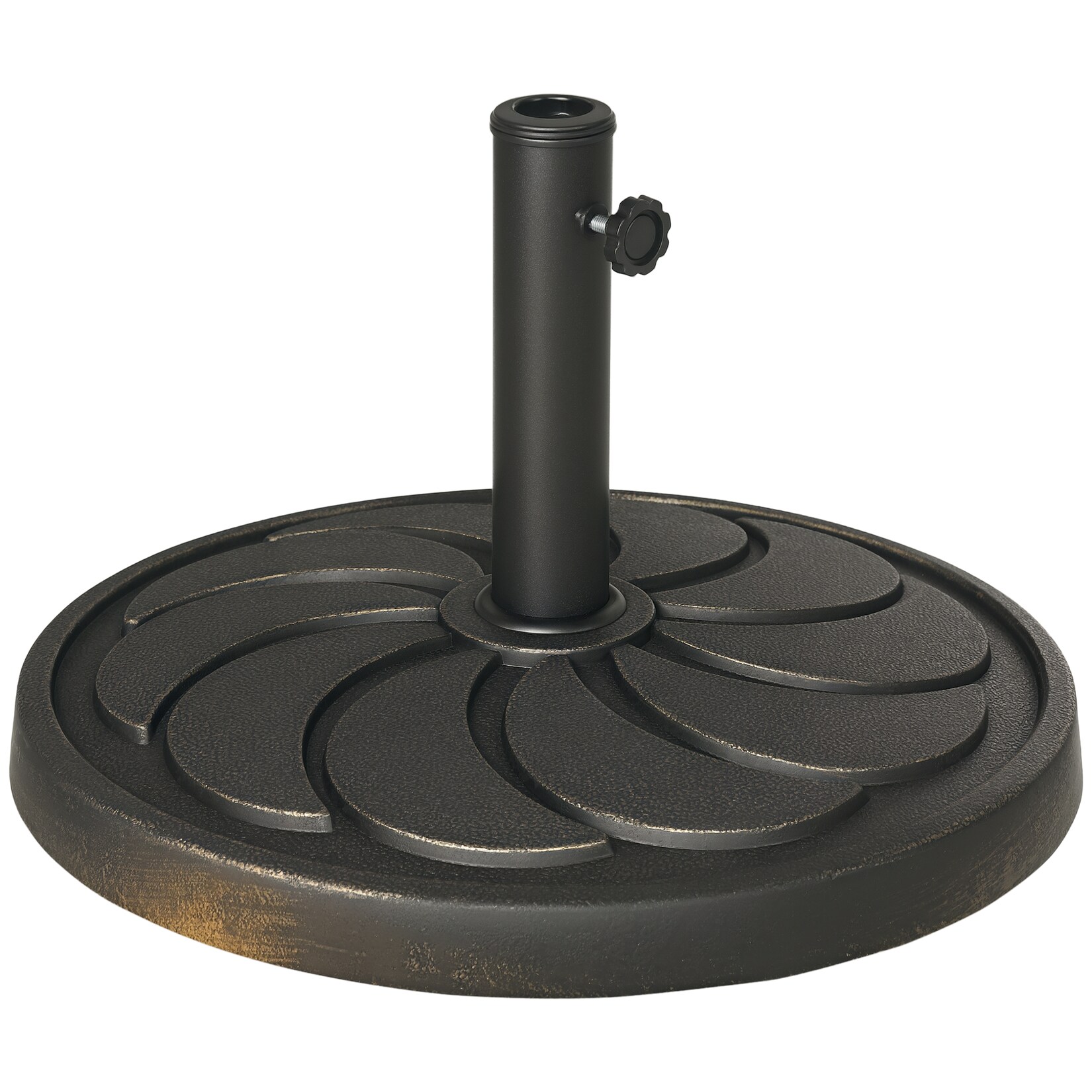 Outsunny Sonnenschirmständer Kunstharz, Stahl | 04255633550620