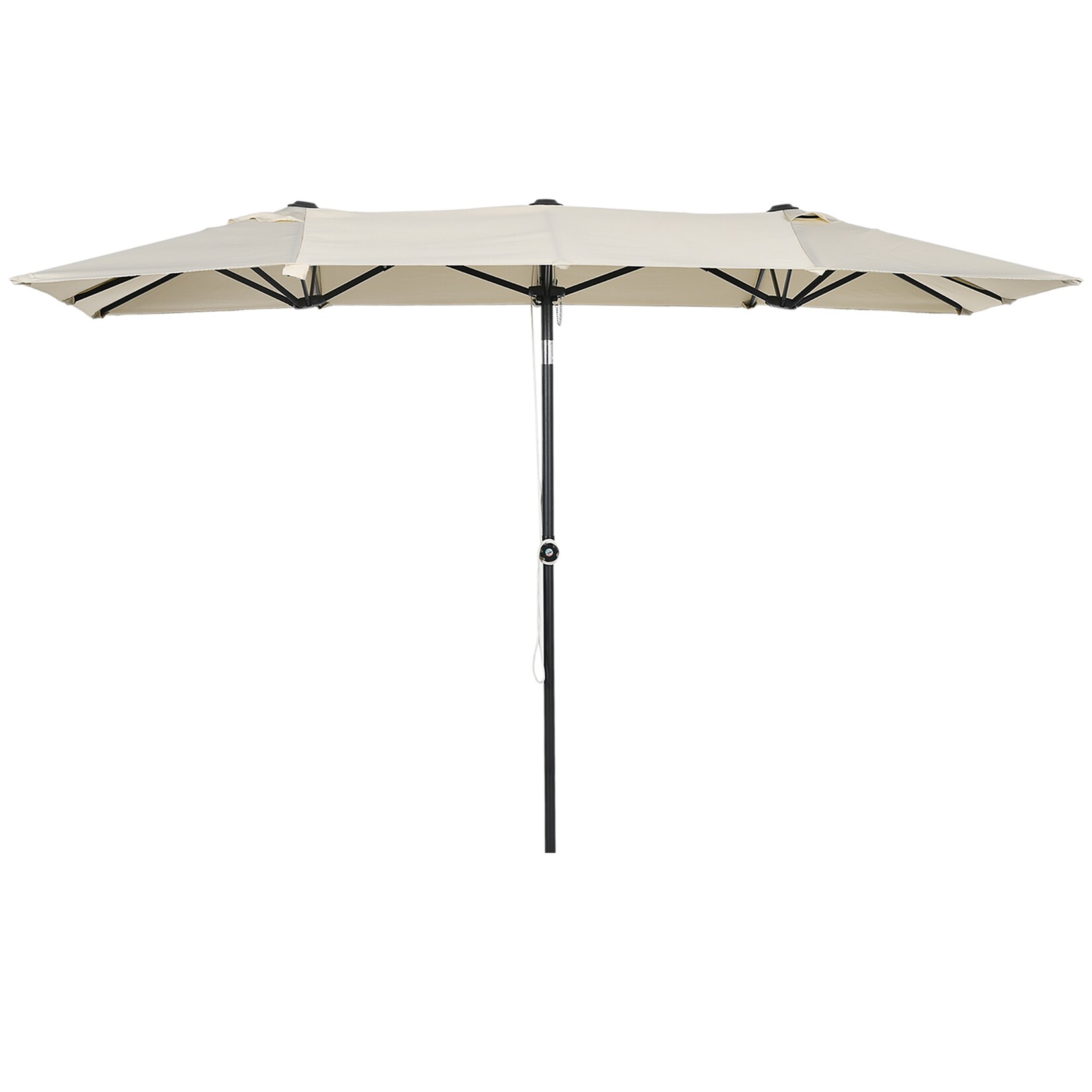 Doppelsonnenschirm Polyester, Metall