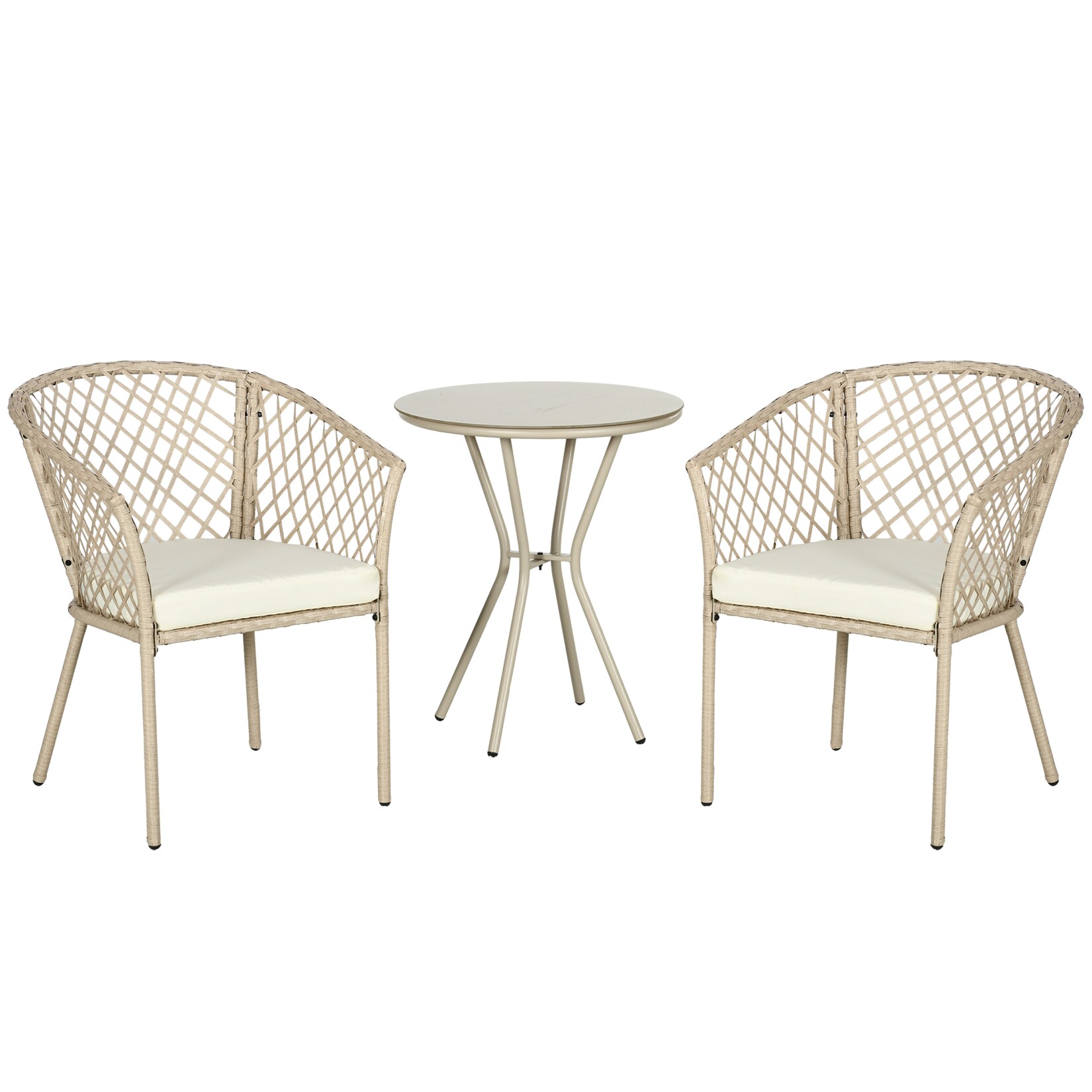 Gartenmöbel Set Polyester, Rattan