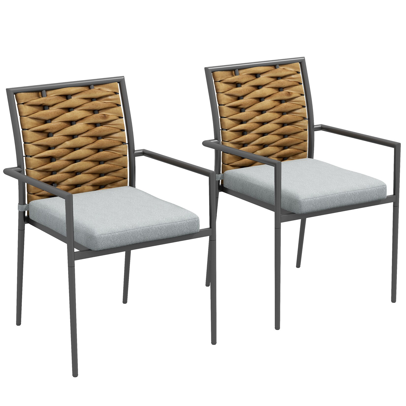 Gartenstühle Stahl, Polyester