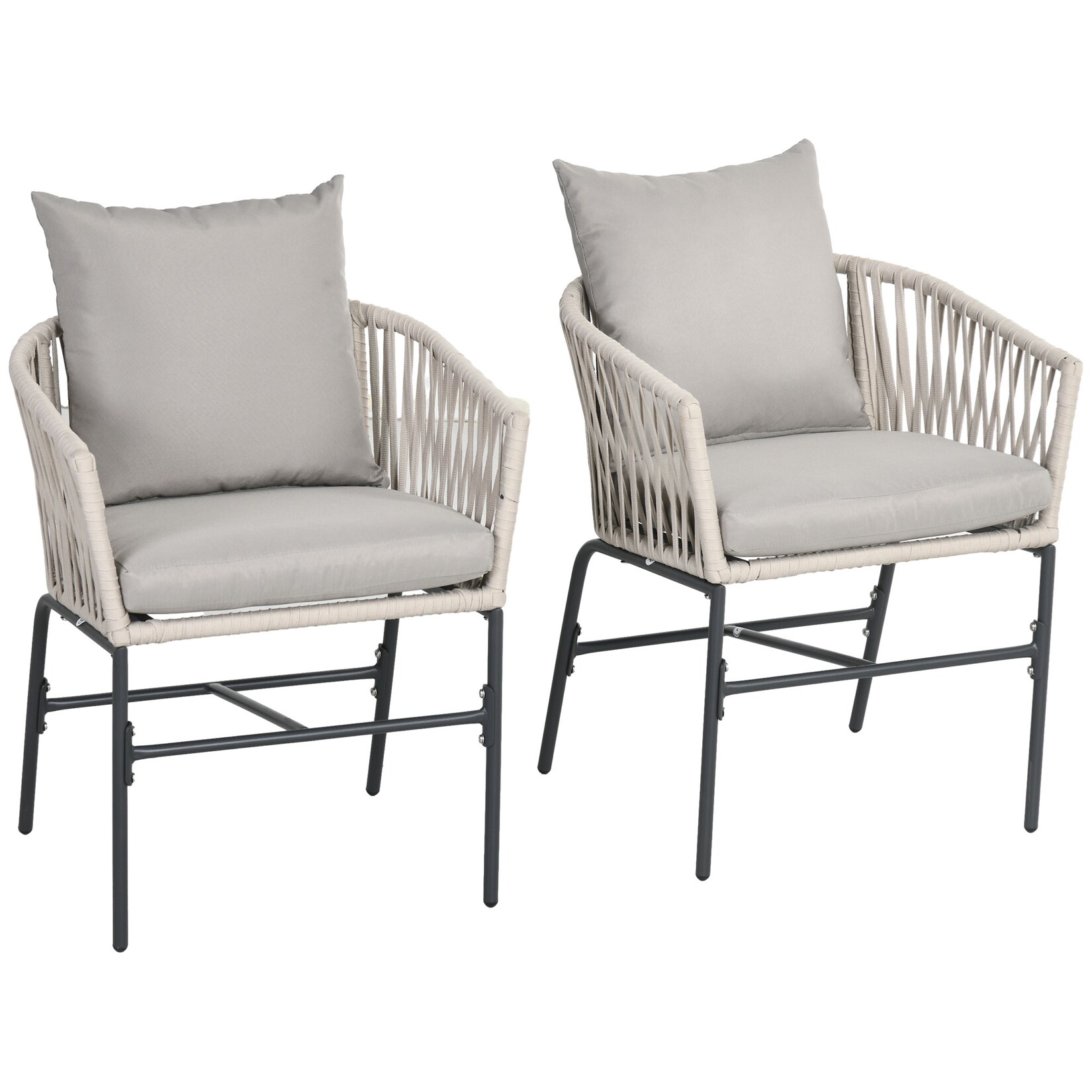 Gartenstühle Stahl, Polyester