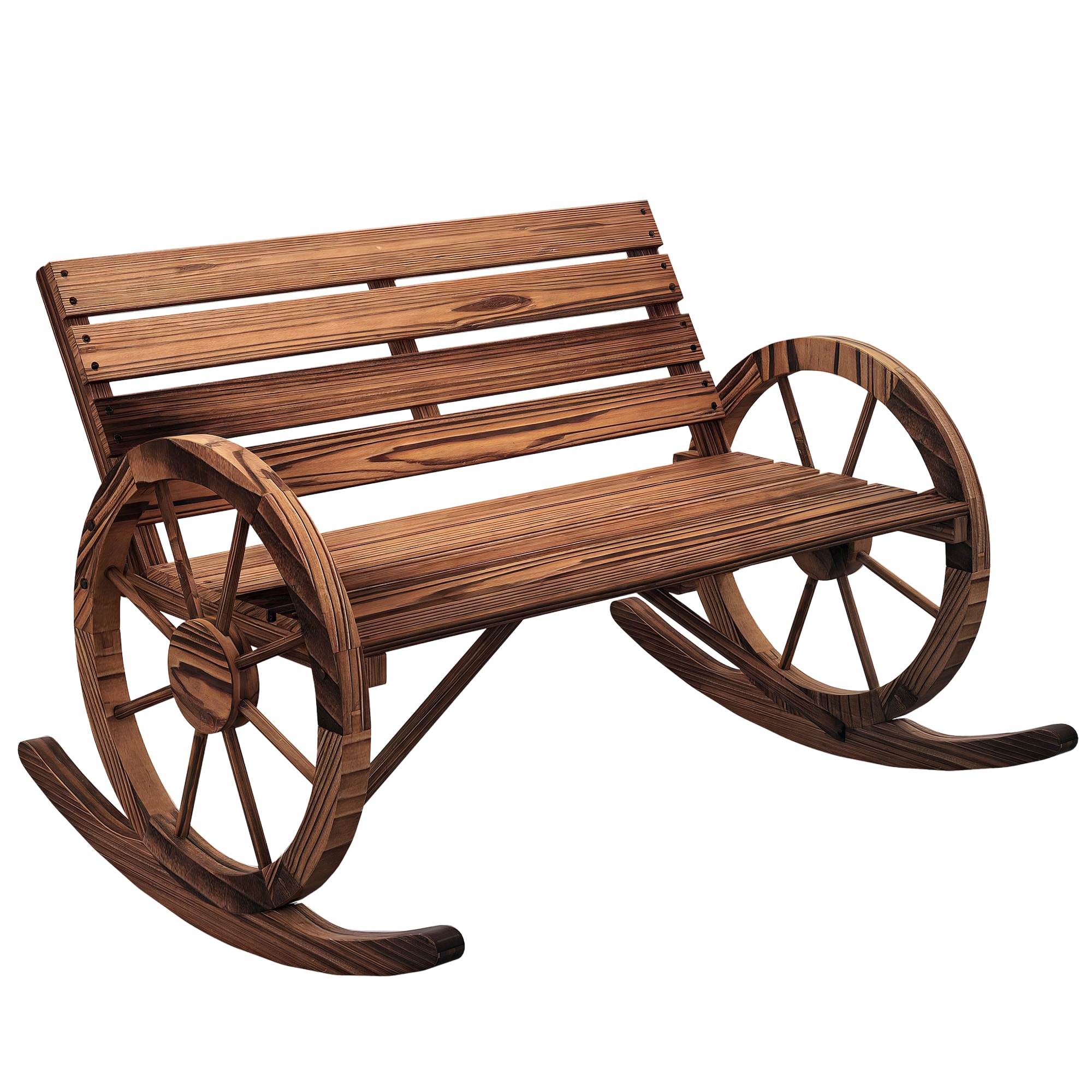 Outsunny Schaukelbank Tannenholz - Bild 1