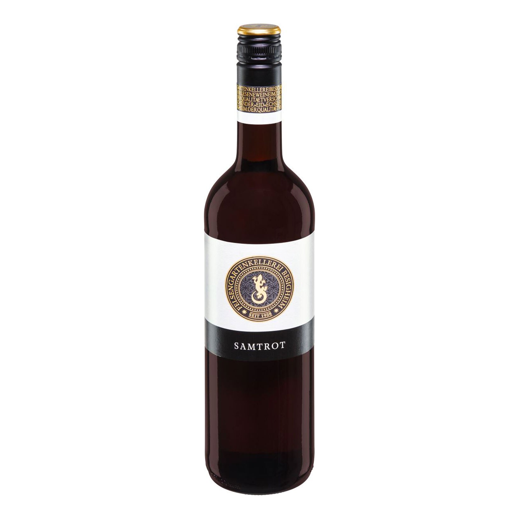 Felsengartenkellerei Samtrot Qualit&auml;tswein 12,5 % vol, 0,75 Liter - Bild 1