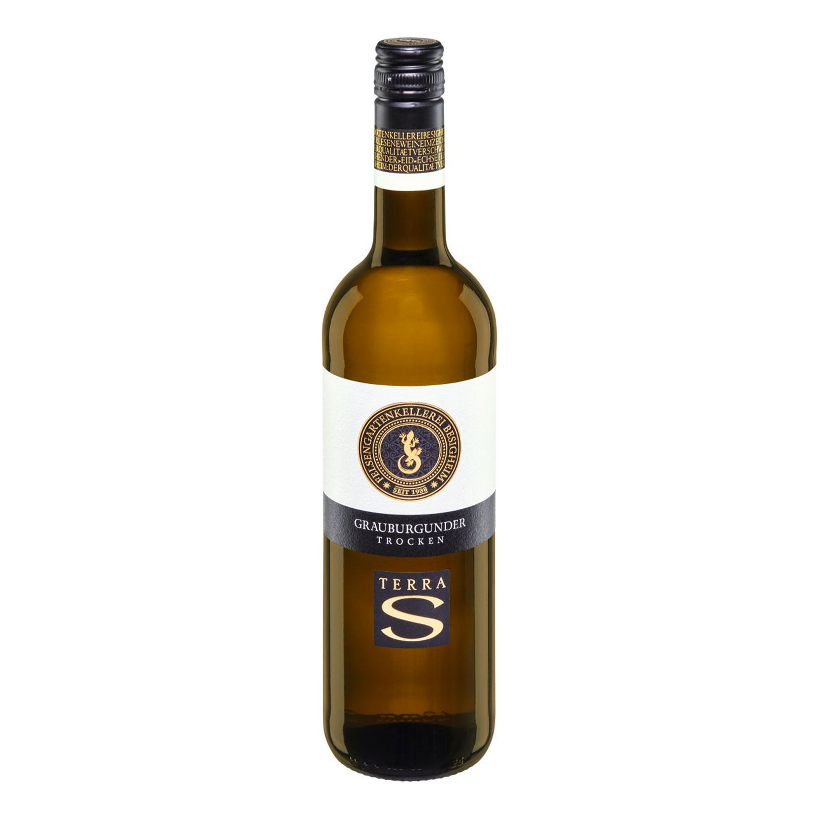 Terra S Grauburgunder Qualit&auml;tswein 11,5% vol, 0,75 Liter - Bild 1