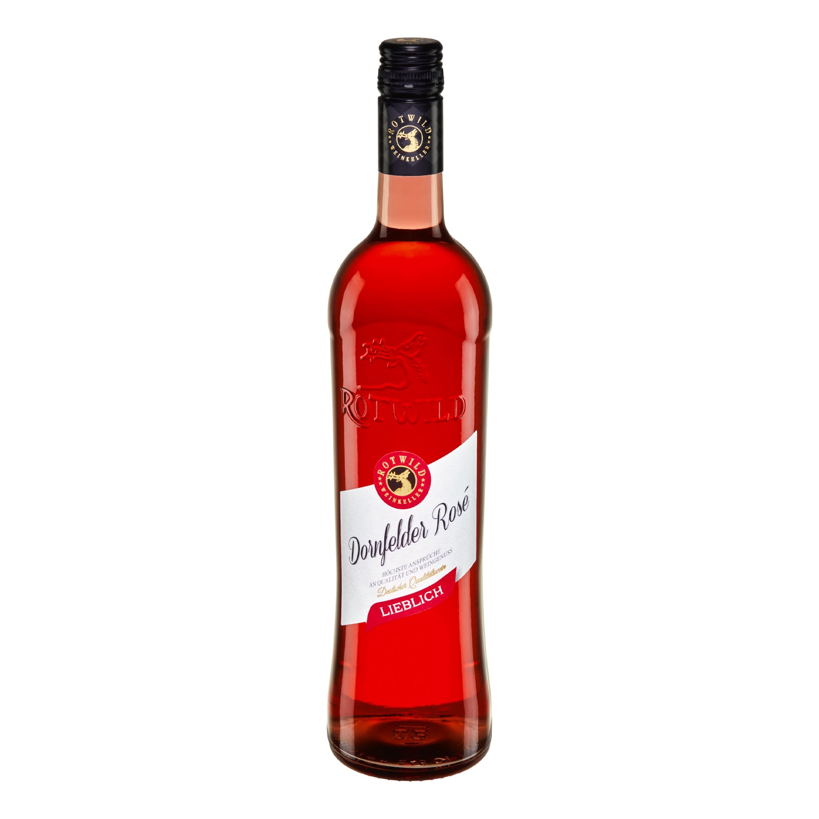 Rotwild Dornfelder ros&eacute; 10,0 % vol 0,75 Liter - Bild 1