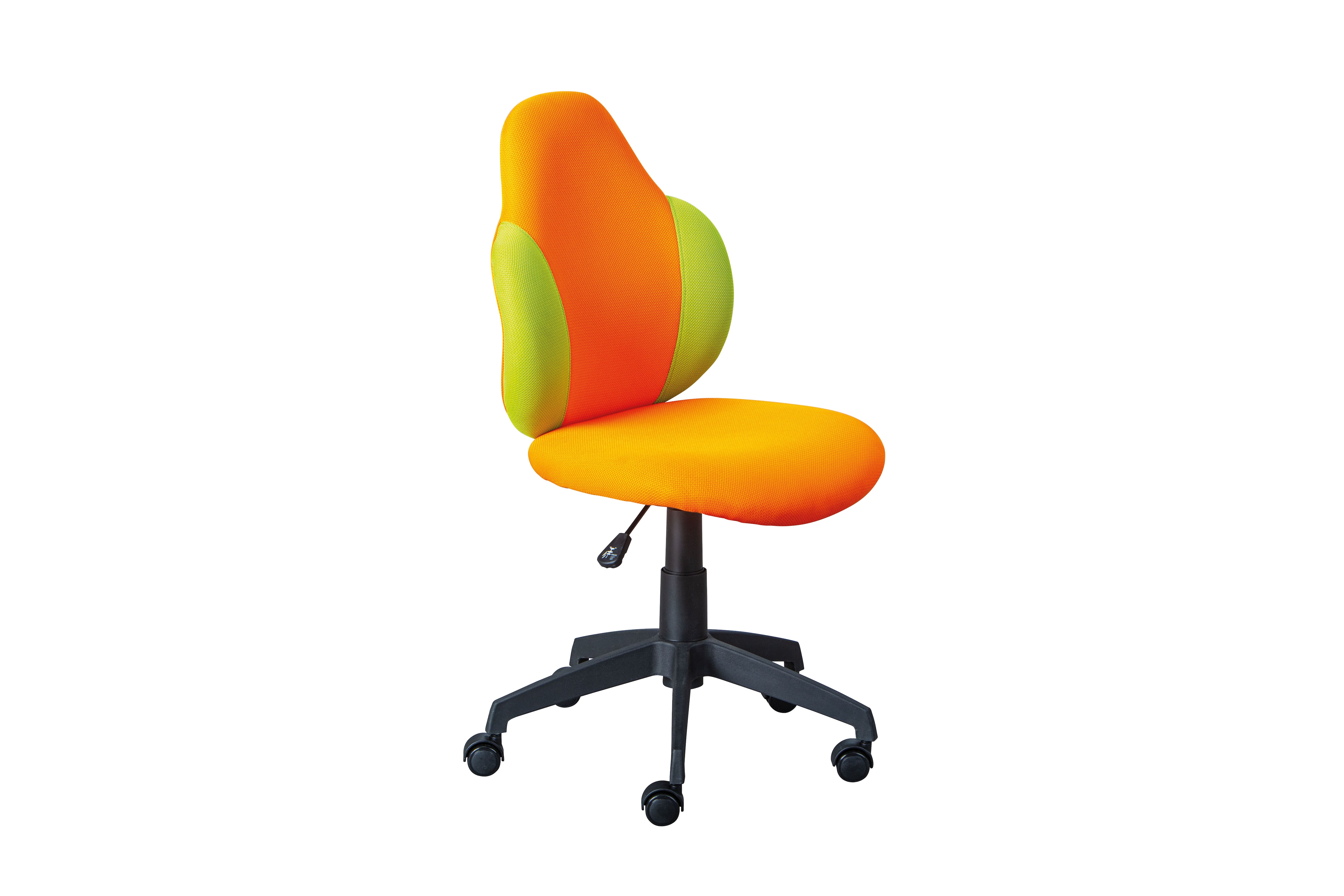 Inter Link Kinderdrehstuhl Jessi - versch. Farben - Orange und Gr&uuml;n - Bild 1
