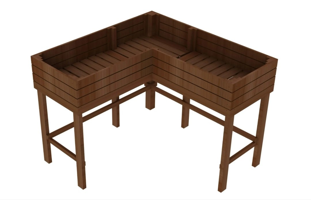 Eckhochbeet 120x120x90cm - Bild 1