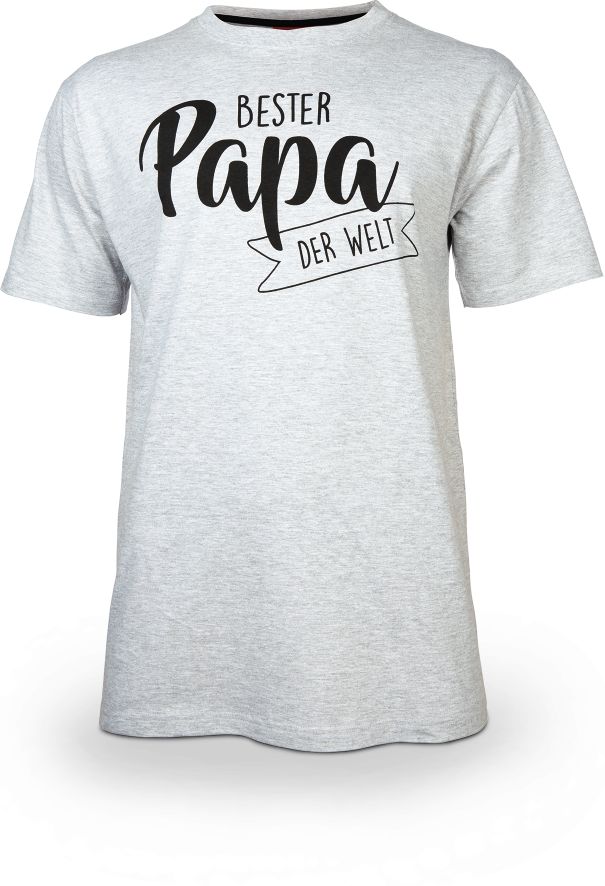 Herren Vatertags T-Shirt grau Gr. L - Bild 1