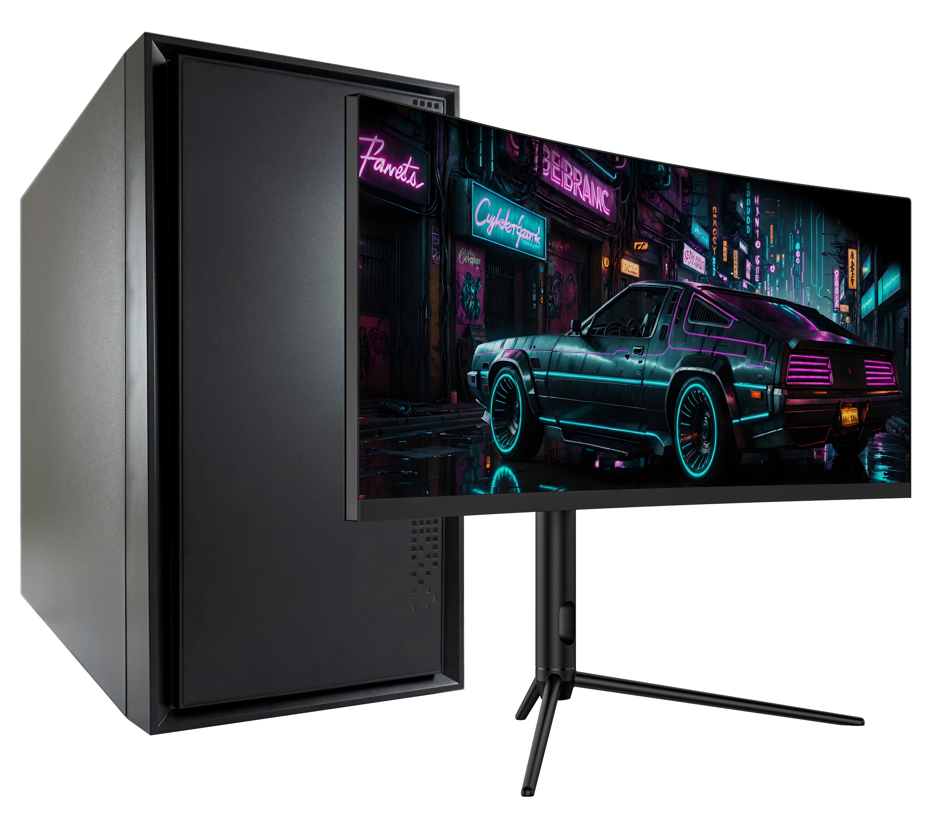 PC & Monitor Office Kit, Intel i5-13400 16GB DDR4 / 500GB M.2SSD, W11pro - Bild 1