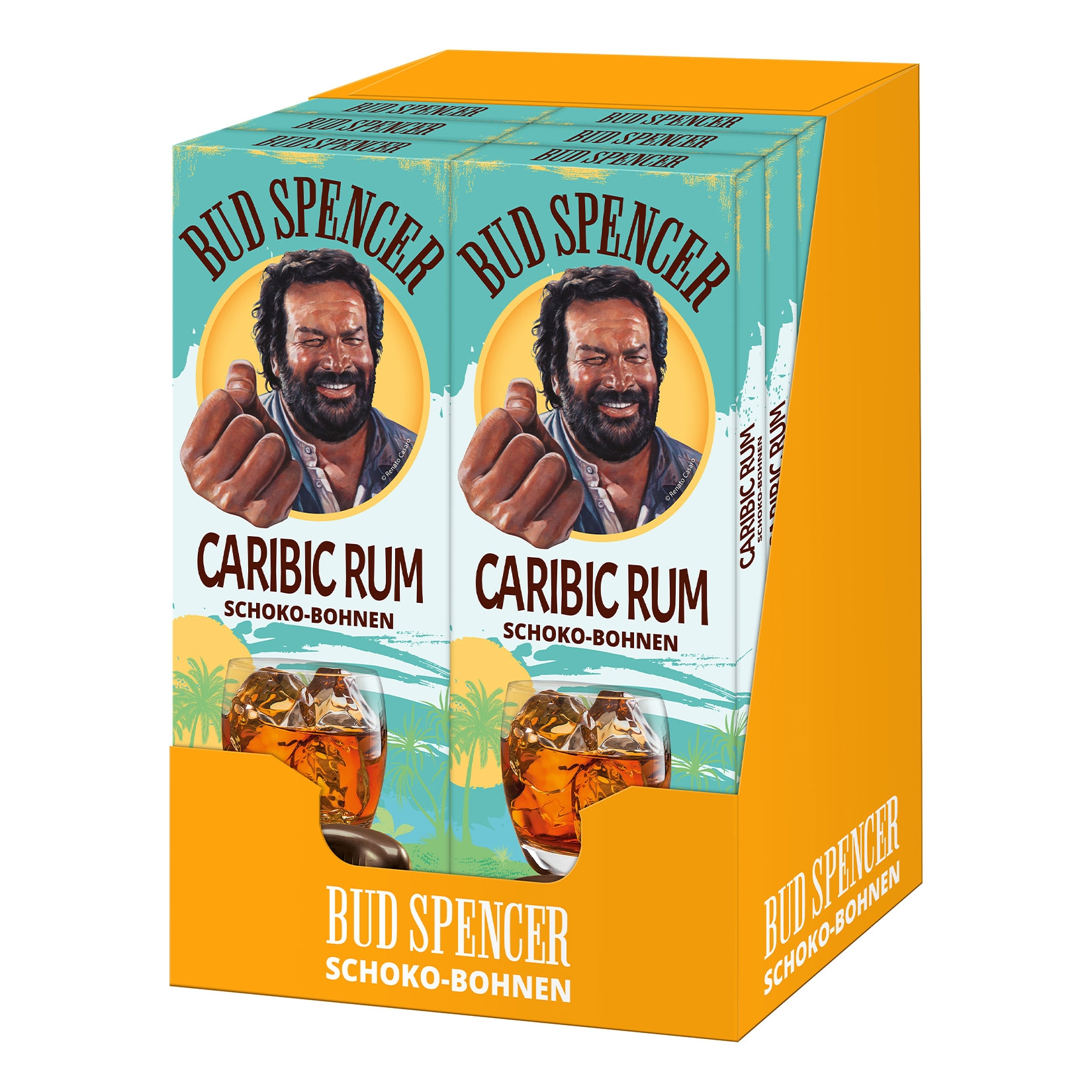 Bud Spencer Caribic Rum Schoko-Bohnen 150 g, 12er Pack - Bild 1