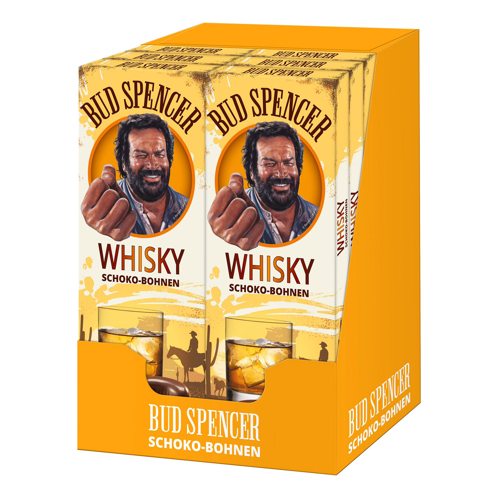 Bud Spencer Whisky Schoko-Bohnen 150 g, 12er Pack - Bild 1