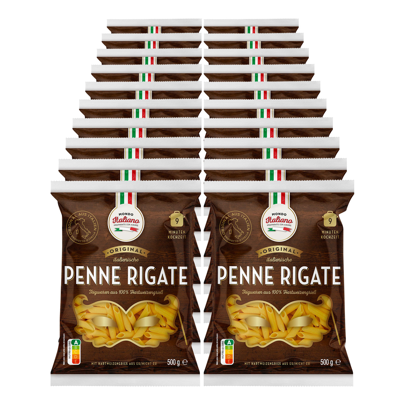 Mondo Italiano Penne 500 g, 20er Pack - Bild 1