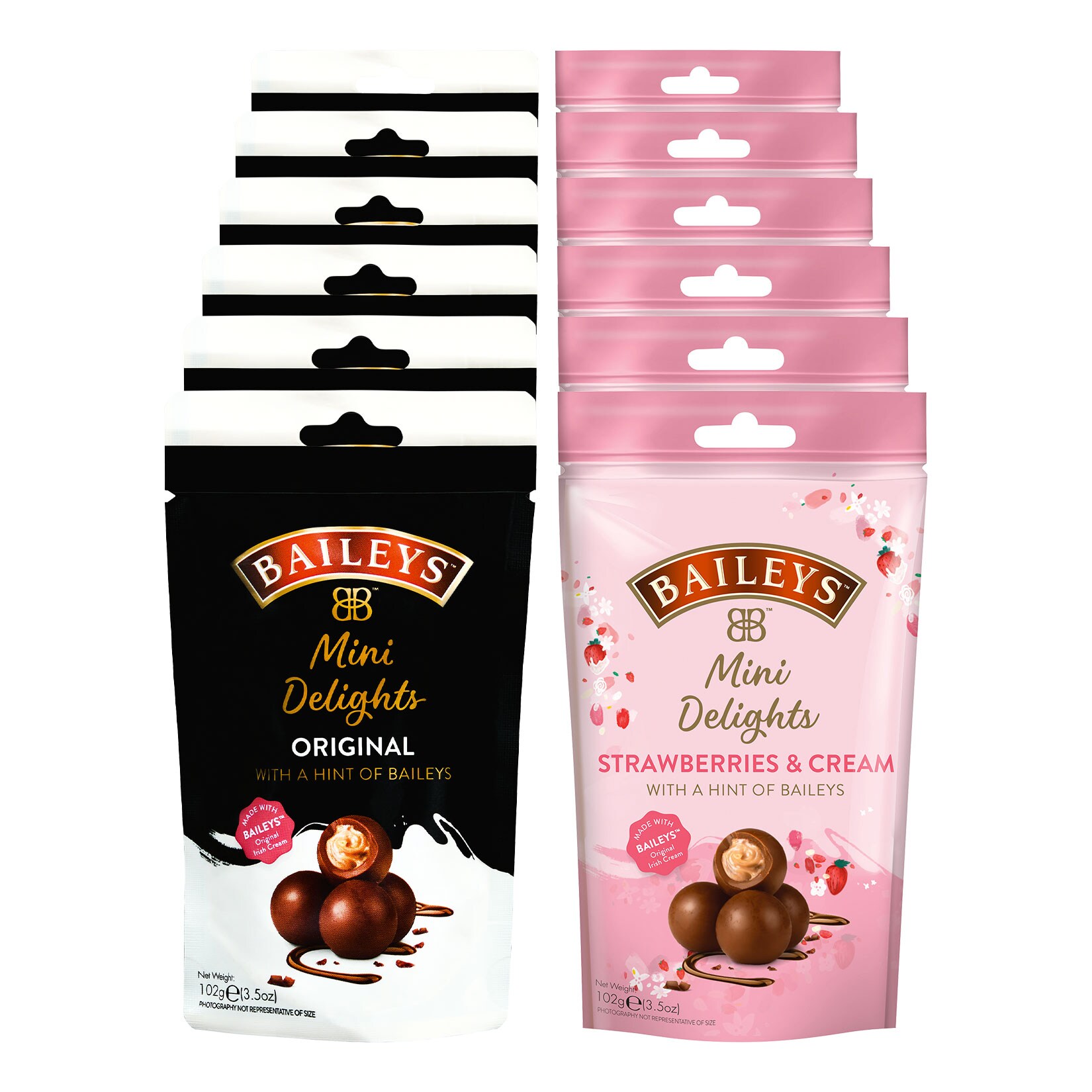 Baileys Mini Delights 102g, verschiedene Sorten, 12er Pack - Bild 1