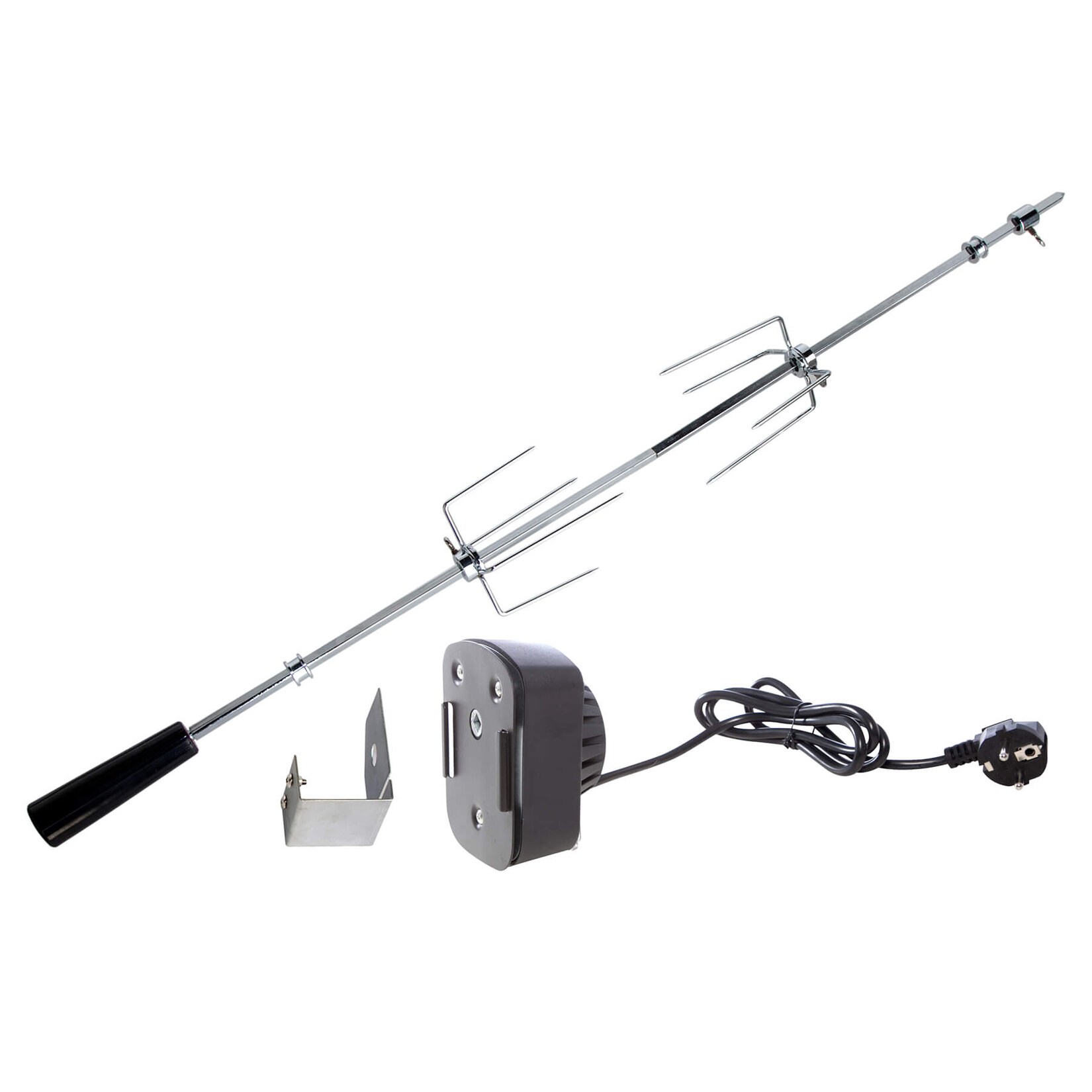 ALL’GRILL Grillspieß mit Motor 230V – 63 cm für ALL’GRILL Kompakt und CHEF S Serie: Edelstahlspieß, einfache Bedienung | 04041571067630