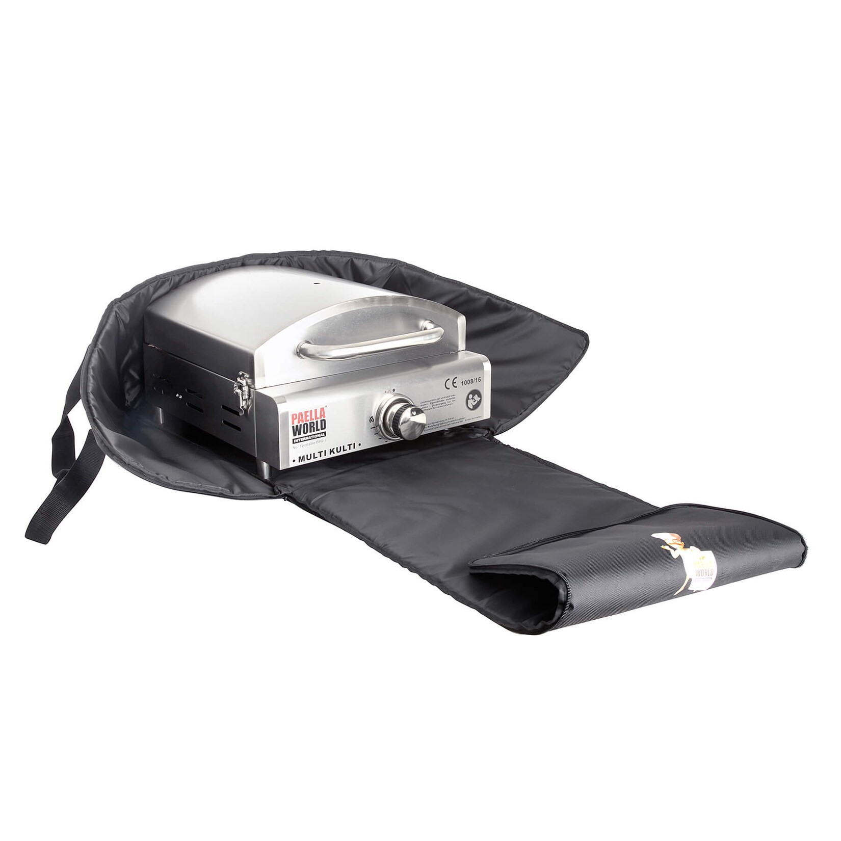 Isolierte Tragetasche für Multi-Kulti® Gasgrill, 55×43,5×30 cm, 100% Polyester, Schutz und Transport | 04041571220332