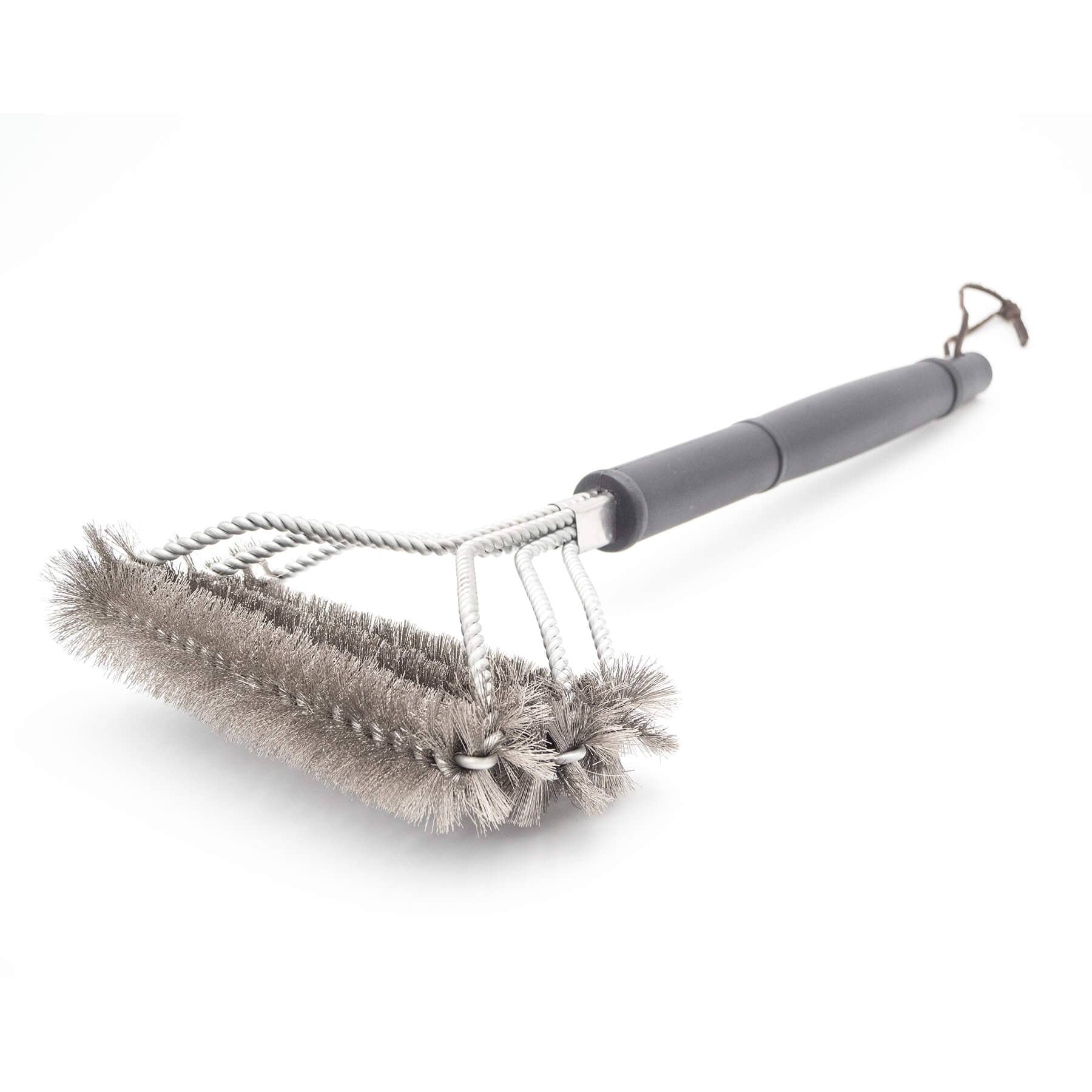 ALL'GRILL BBQ Grillb&uuml;rste mit 3er-Edelstahlb&uuml;rstenkopf, 43 cm Gesamtl&auml;nge, f&uuml;r effektive Reinigung von Gas-, Holzkohle- und Elektrogrills - Bild 1