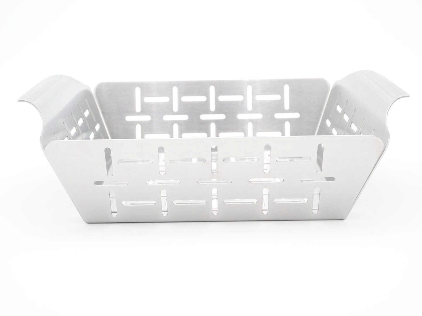 Edelstahl Grillkorb 19x24x5,5 cm inkl. Griffen – Perfekt zum Grillen und Garen von Gemüse – Spülmaschinengeeignet | 04041571098481