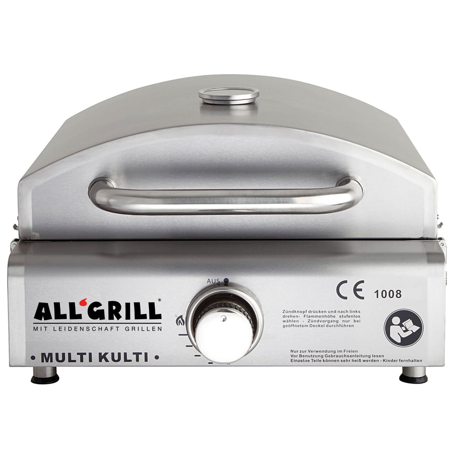 Größenverstellbare ALL’GRILL Snapback Kappe weinrot | 04041571077202