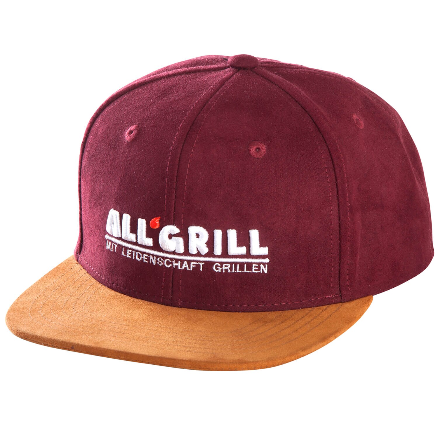 Größenverstellbare ALL’GRILL Snapback Kappe schwarz | 04041571077219