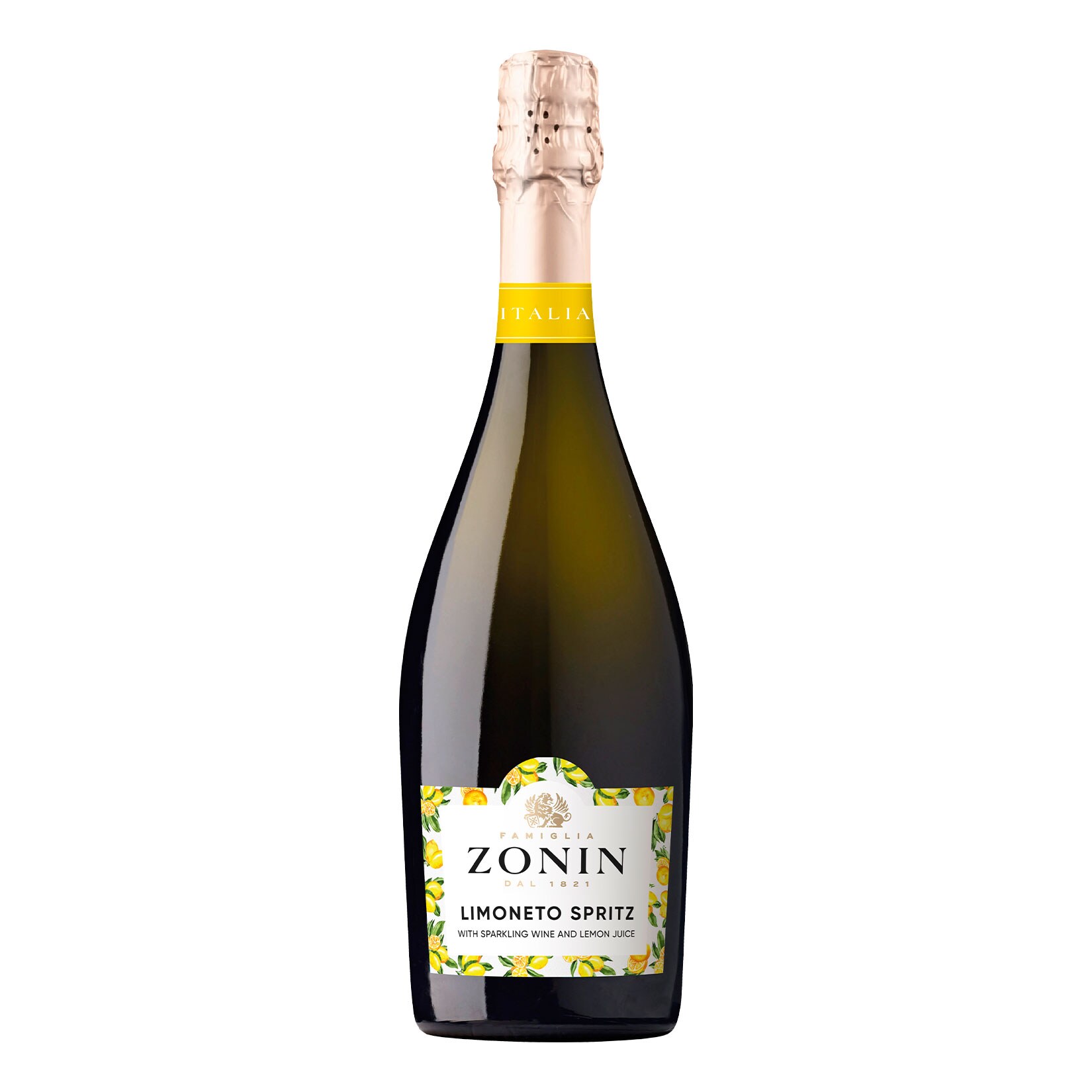 Zonin Limonetto Spritz 11,0 % vol 0,75 Liter – Inhalt: 6 Flaschen | 08002235042901