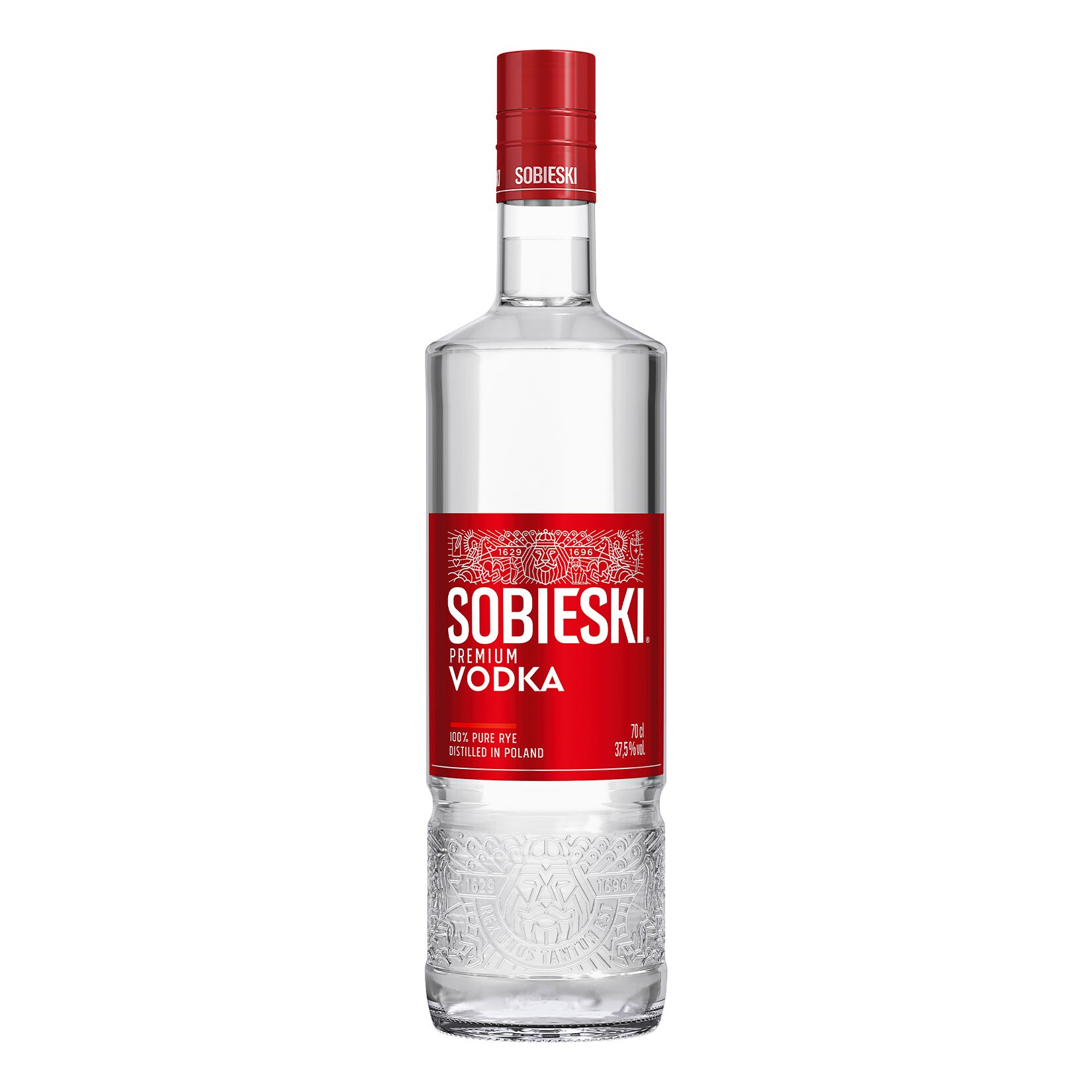 Sobieski Vodka 37,5 % vol 0,7 Liter - Inhalt: 6