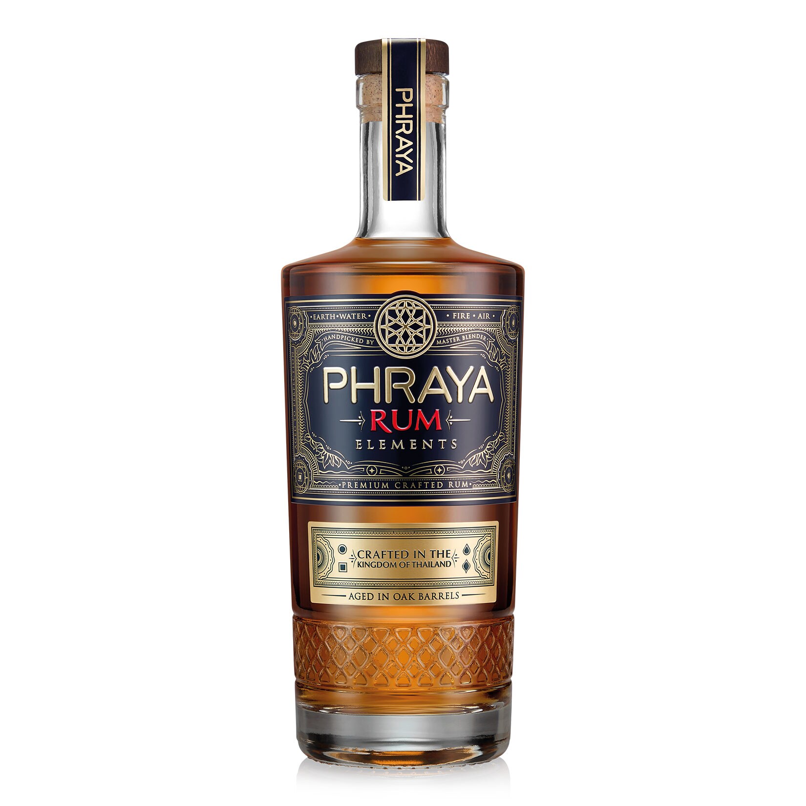 Phraya Elements Premium Crafted Rum 40,0 % vol 0,7 Liter - Bild 1