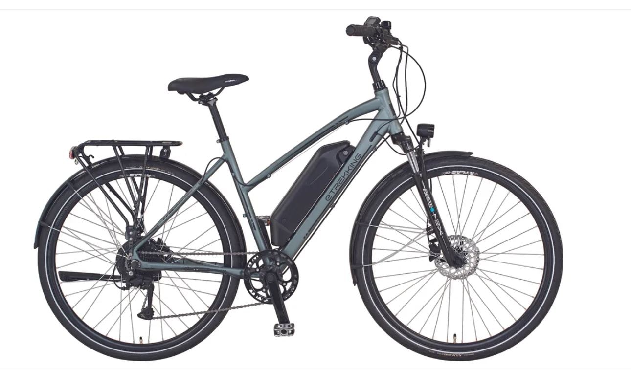 PROPHETE E-BIKE eTREKKING 28" Da RH50 8Gg, hyd. Sb, BP HM, 461Wh DT, silber matt - Bild 1
