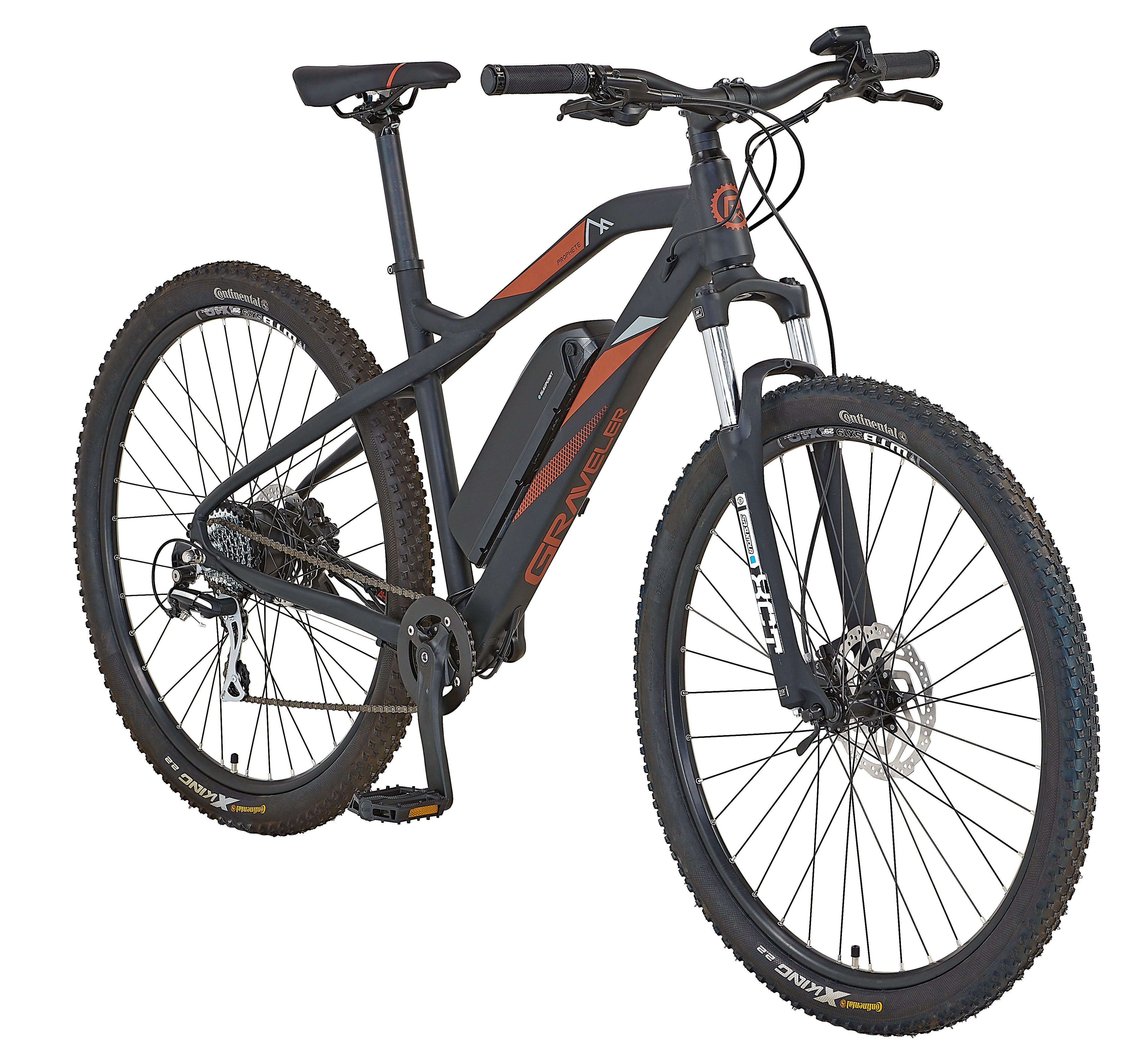 PROPHETE GRAVELER E-MTB 29" He RH48 8Gg.Acera,Disc,BP HM, 374Wh DT, schwarz matt - Bild 1