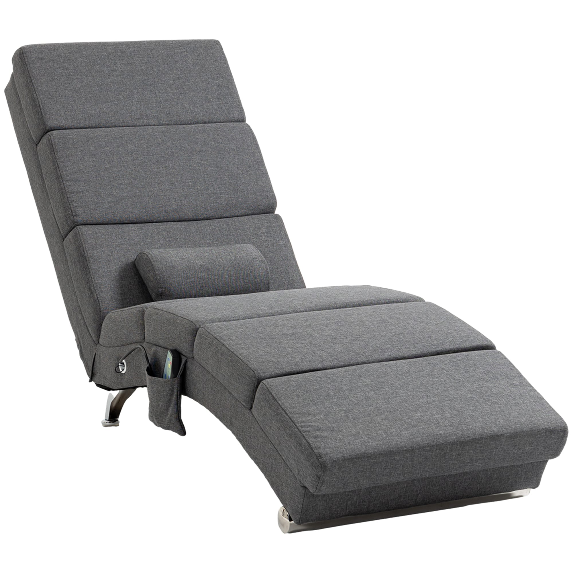 HOMCOM Relaxliege mit Massagefunktion Polyester, Stahl - Bild 1