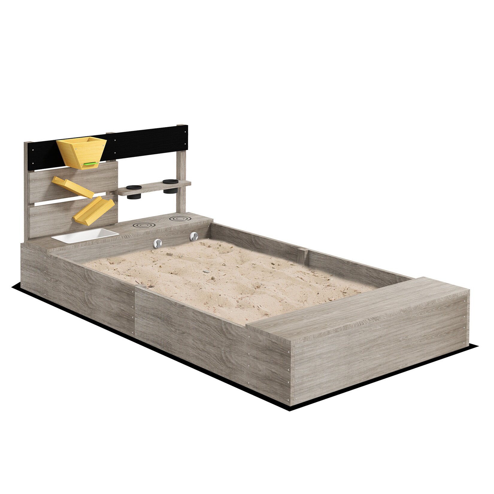 Outsunny Sandkasten Tannenholz | 04255633559074