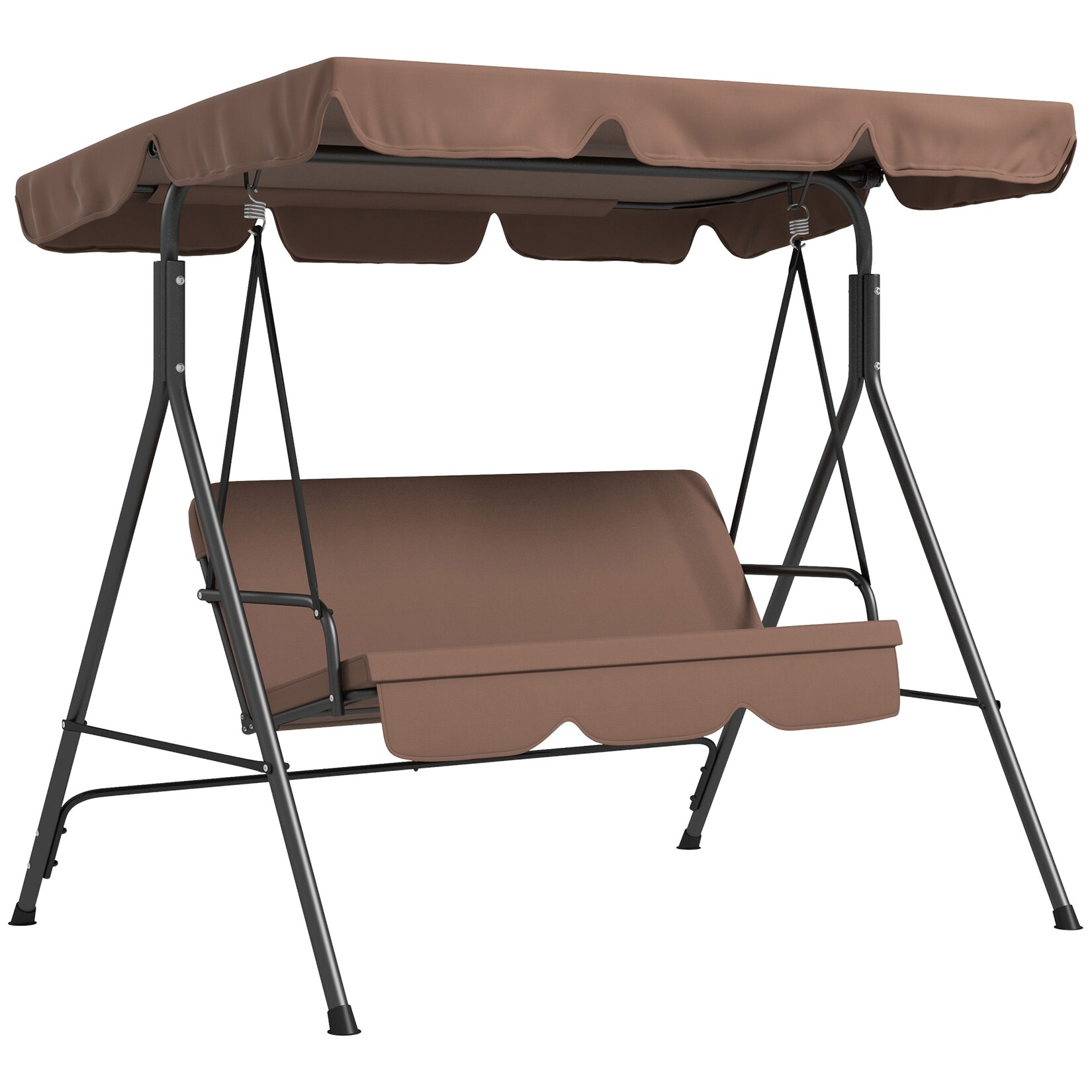 Hollywoodschaukel Stahl, Polyester