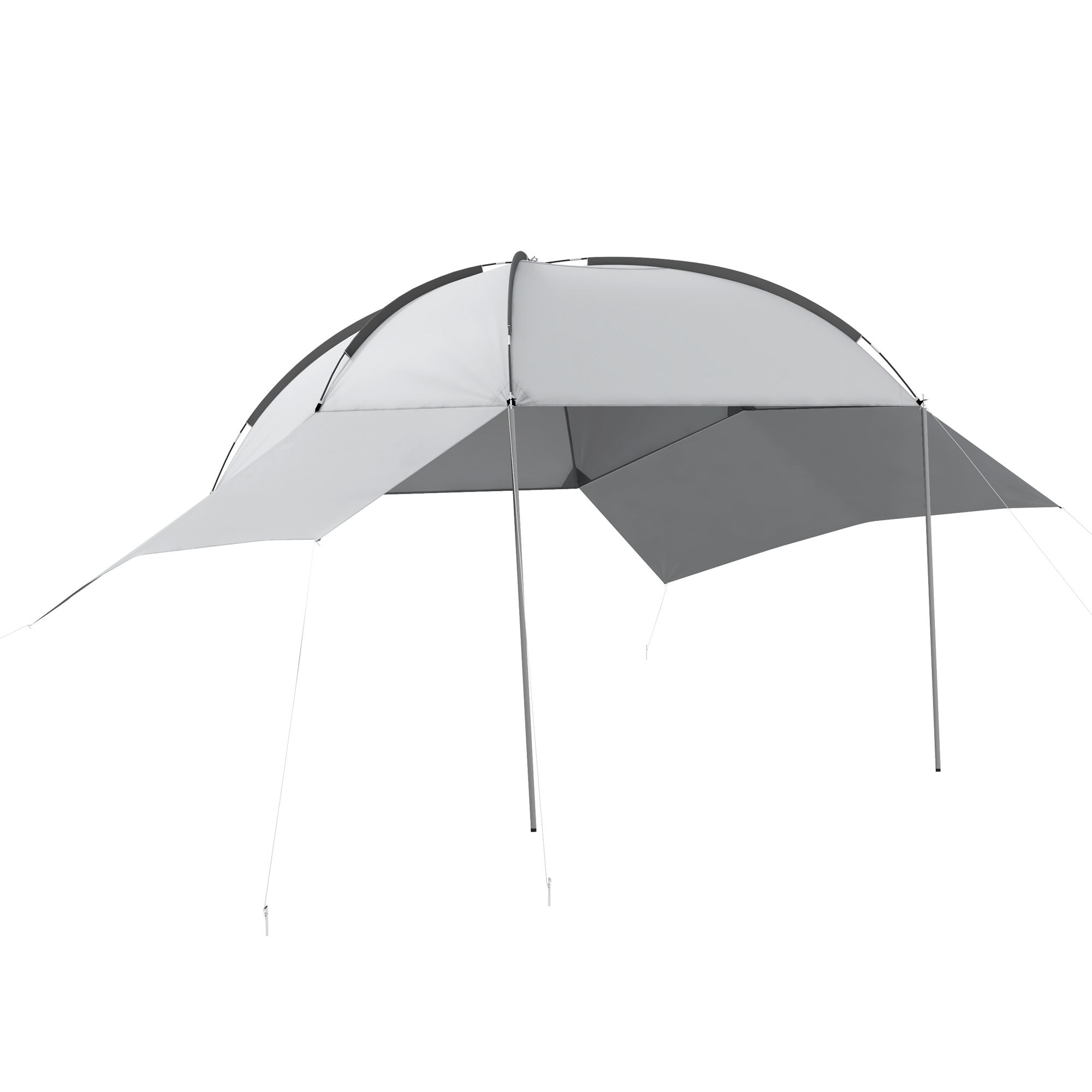 Outsunny Auto Markise Polyester, Stahl - Bild 1