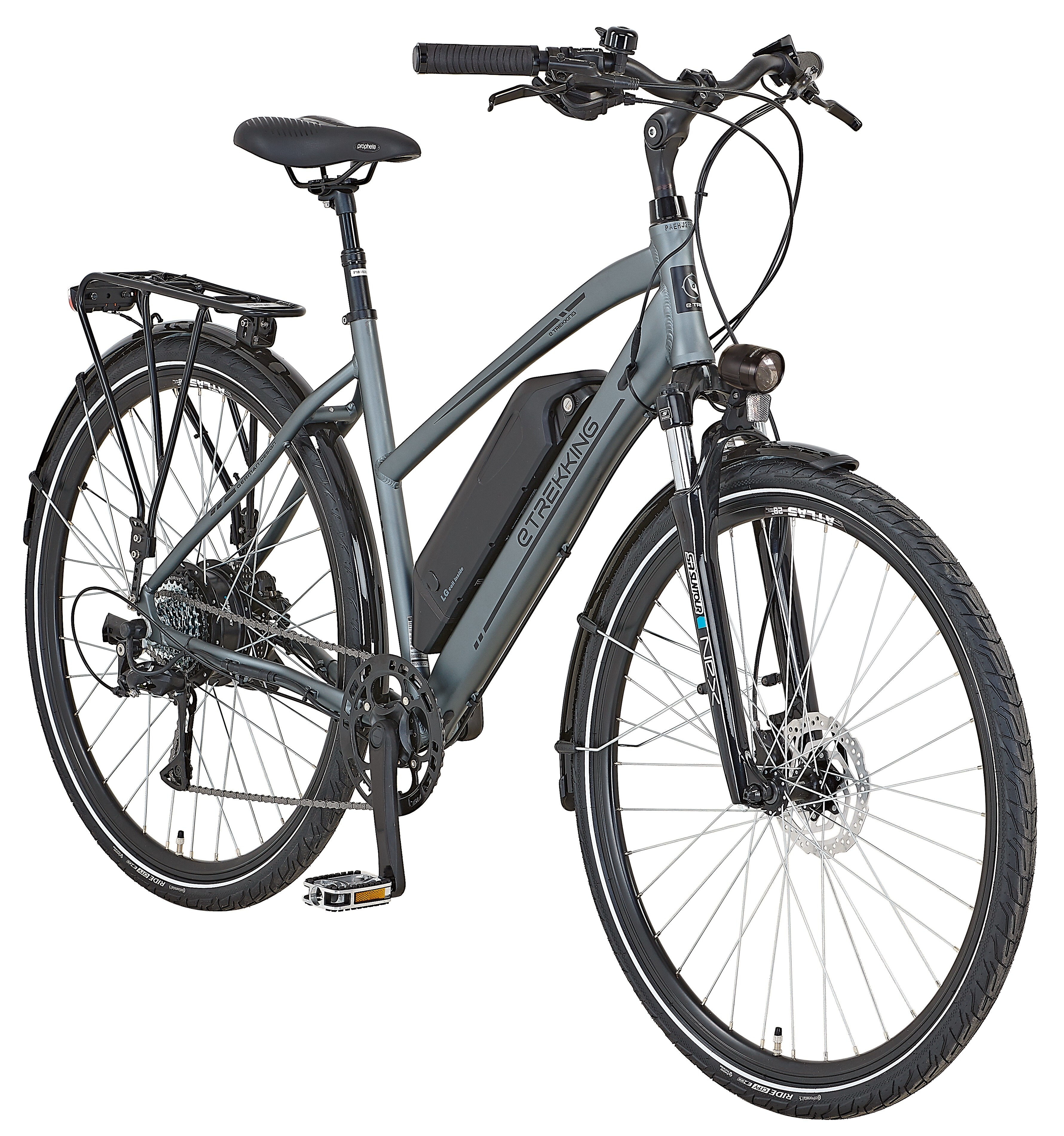 PROPHETE E-BIKE eTREKKING 28" Da RH50 8Gg, hyd. Sb, BP HM, 461Wh DT, anthrazit matt - Bild 1