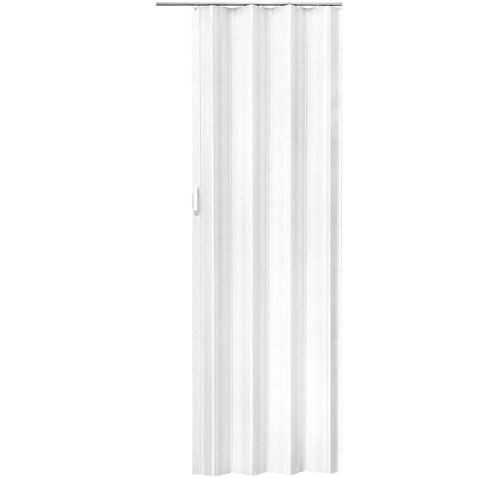 tectake® Falttür, Doppelwandprofil mit Schiebegriff, mit Magnetverschluss, 80 x 203 cm