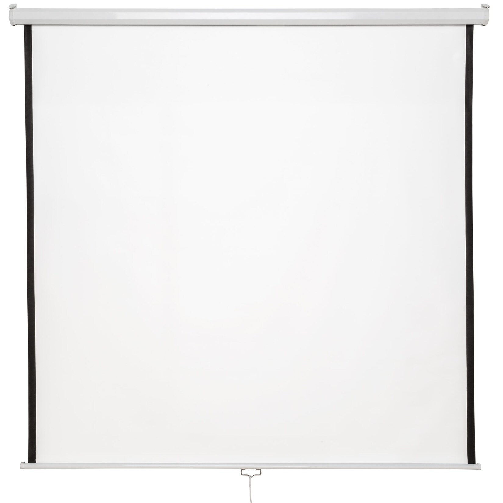 tectake® Beamer-Leinwand, ausziehbar, verschiedene Formate, Doppelschicht-Gewebetuch, faltenfrei | 04260473662525