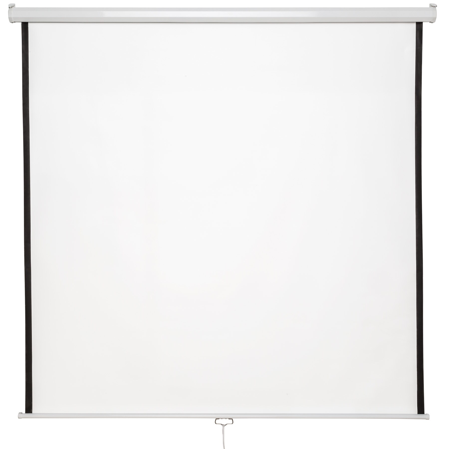 tectake&reg; Beamer-Leinwand, ausziehbar, verschiedene Formate, Doppelschicht-Gewebetuch, faltenfrei - Bild 1