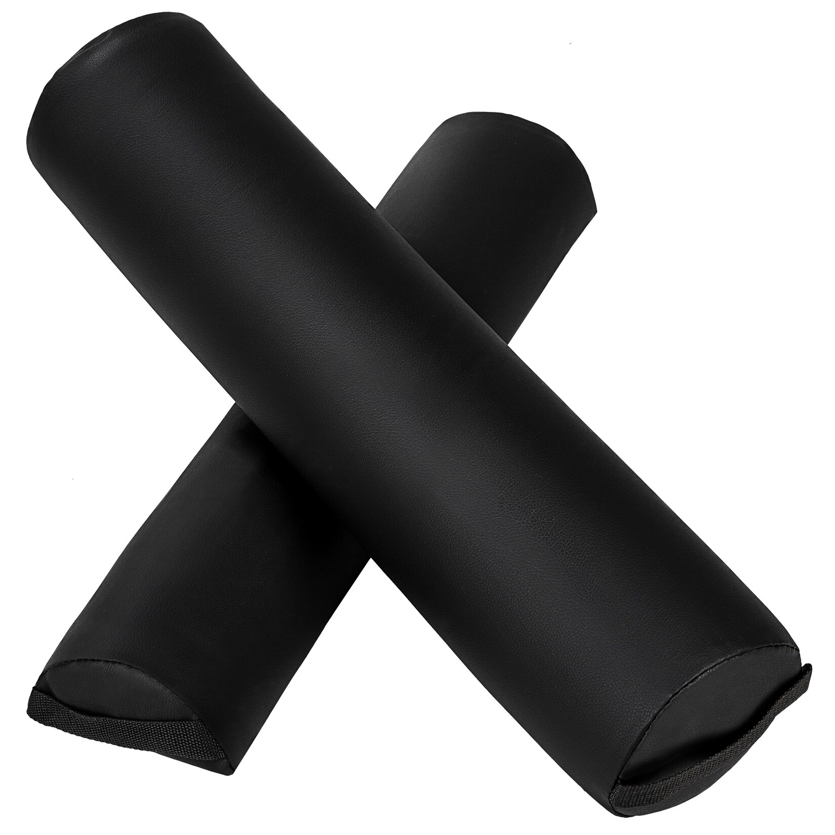 tectake® Lagerungsrollen-Set, mit Kunstlederbezug, strapazierfähig, inklusive Tragegriffe und Reißverschluss