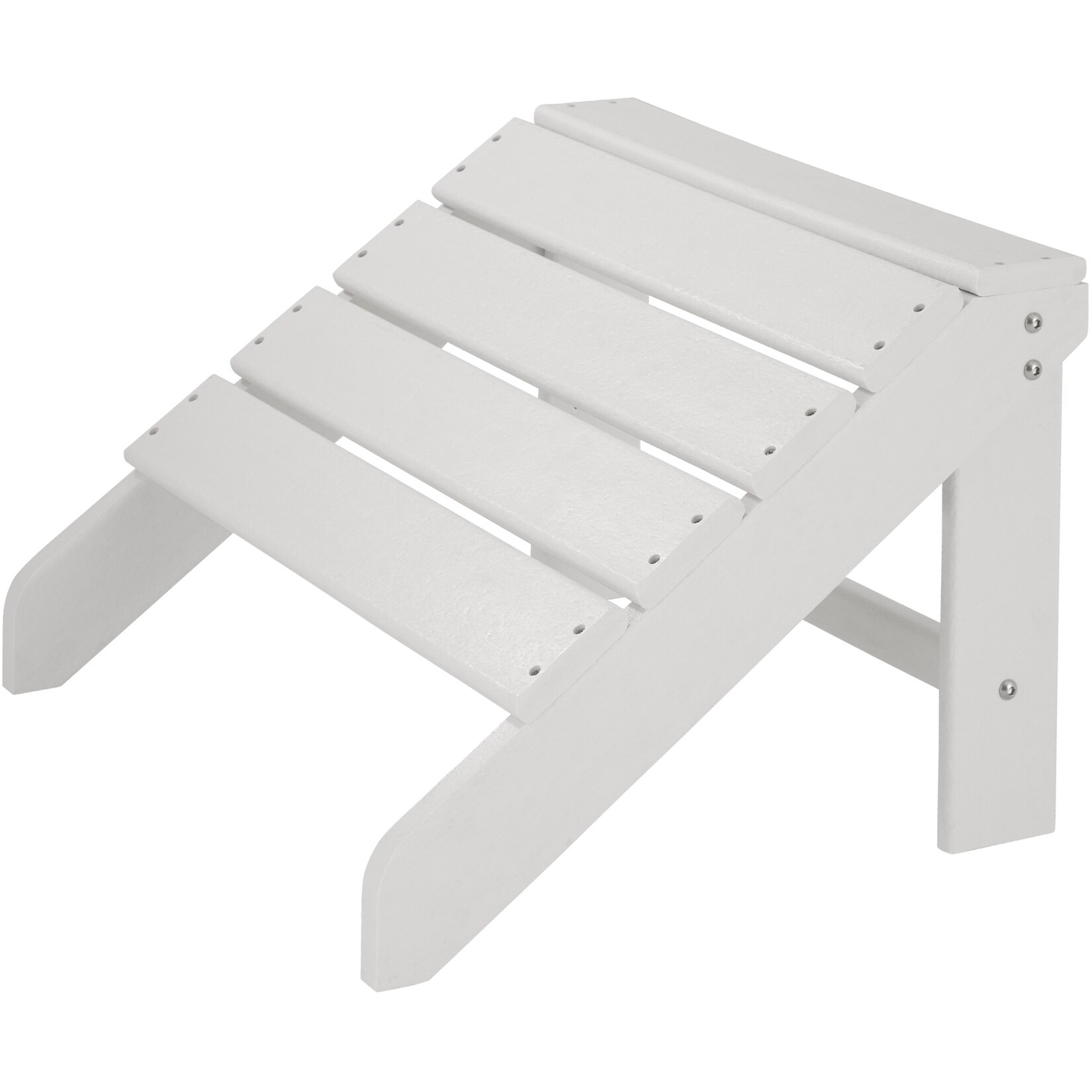tectake® Fußablage, für Gartenstuhl im Adirondack-Stil, wetterfest und UV-beständig, 48 x 48,5 x 38 cm | 04061173210067