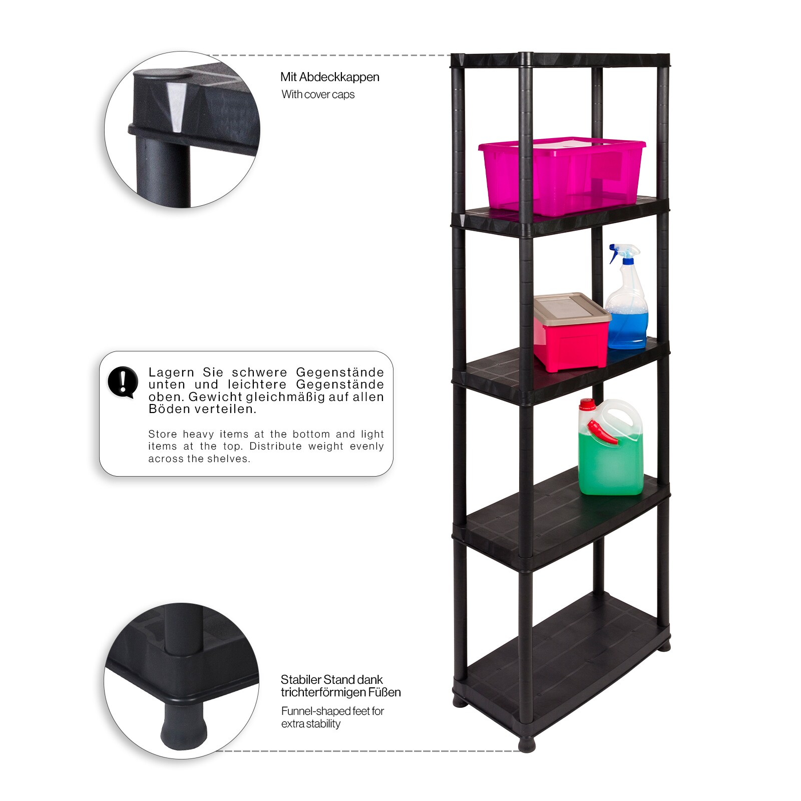 StarQ Kunststoff-Steckregal - Bild 1