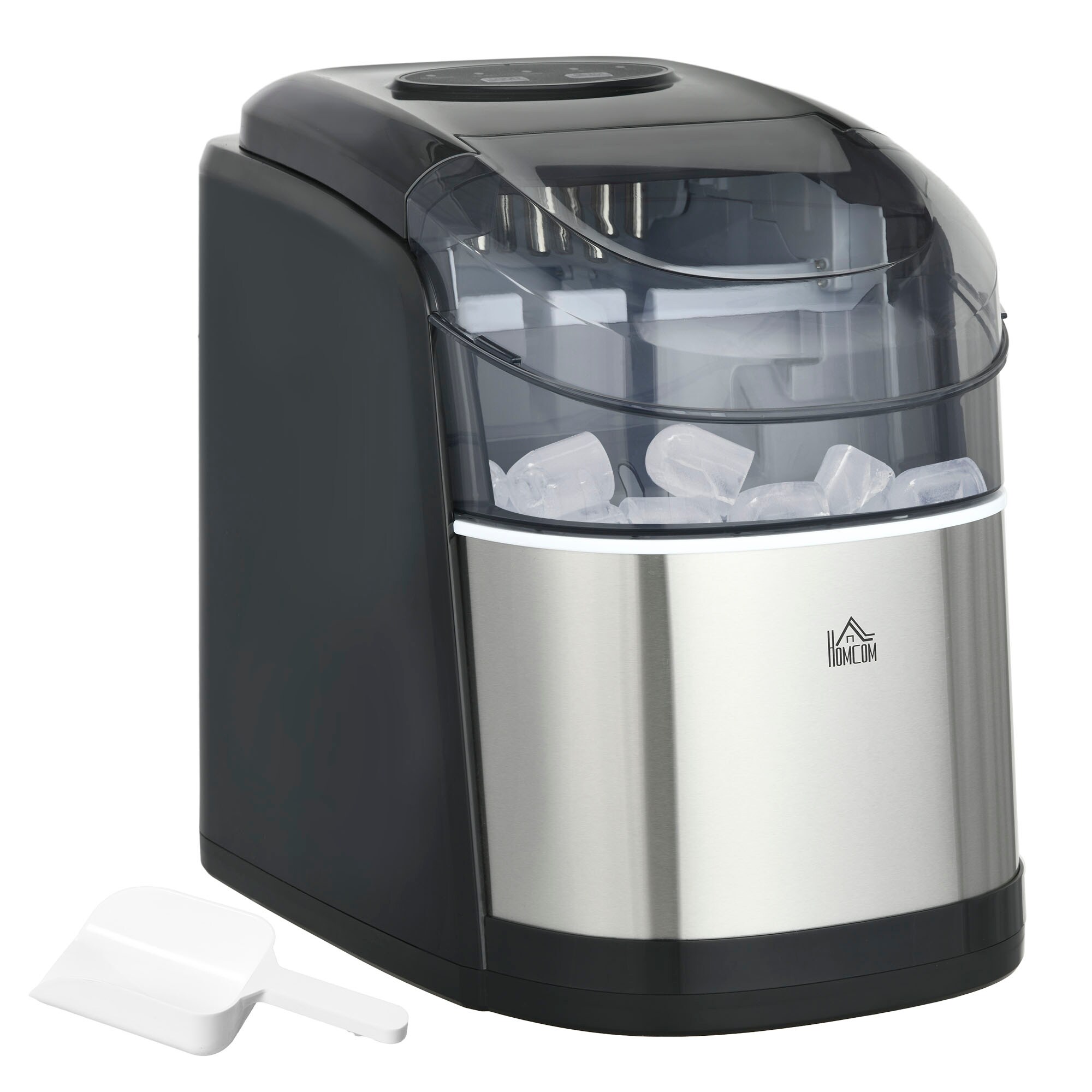 HOMCOM Eisw&uuml;rfelbereiter Kunststoff, Edelstahl - Bild 1
