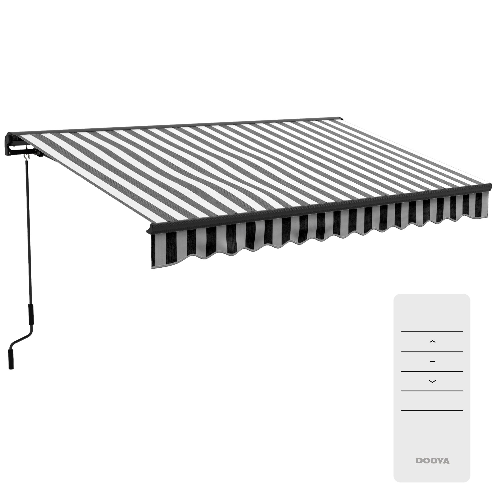 Outsunny Gelenkarmmarkise Aluminium, Polyester - Bild 1