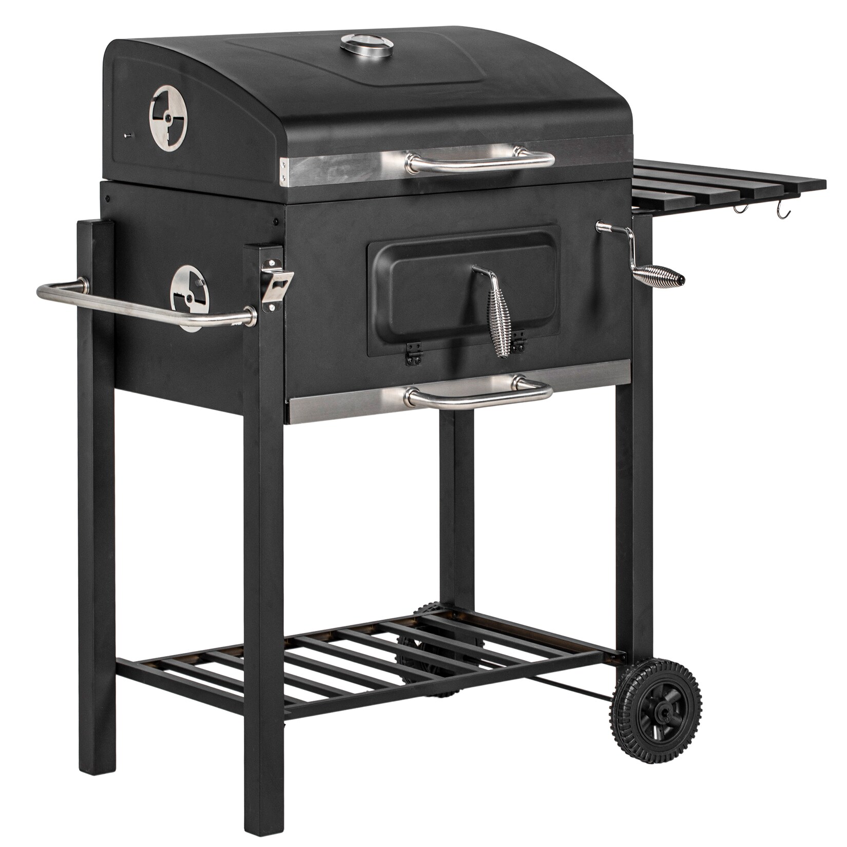 Outsunny Holzkohlgrill Edelstahl, Metall | 04255633561275