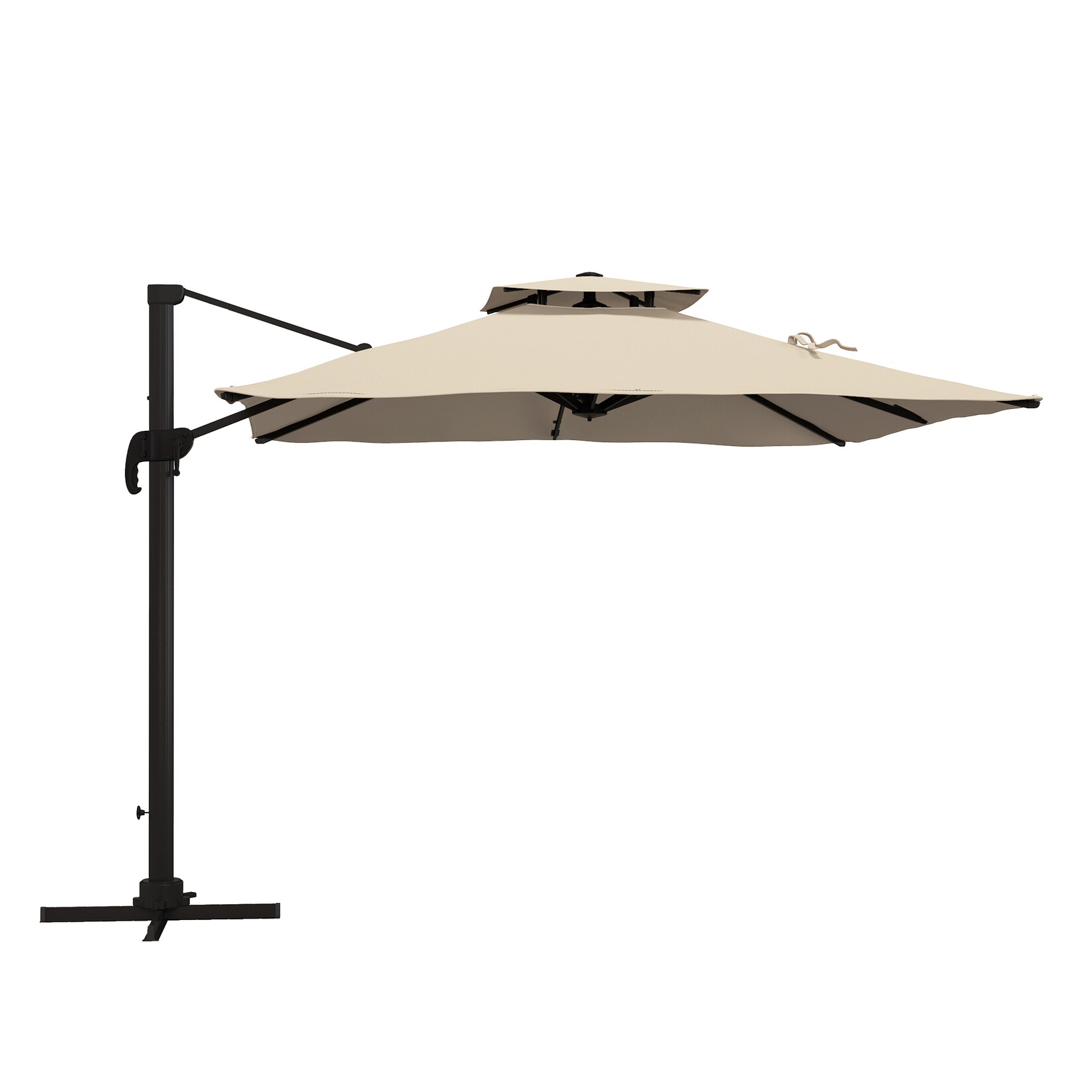 Ampelschirm Aluminum, Polyester
