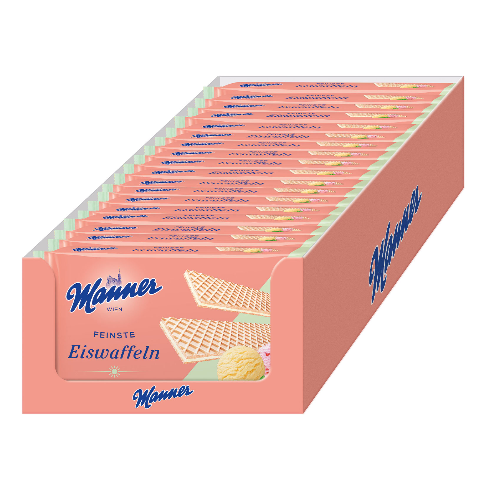 Manner Eiswaffel 75 g, 18er Pack - Bild 1