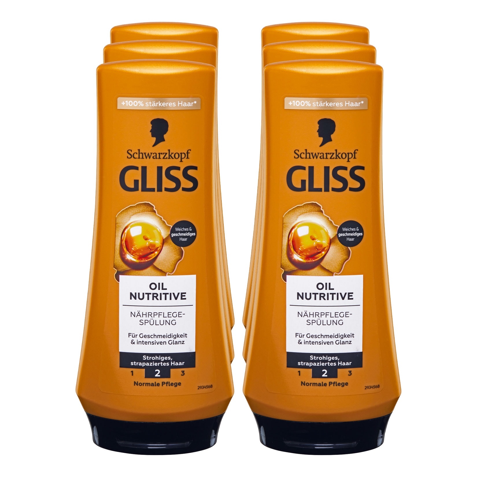 Gliss Sp&uuml;lung Oil Nutritive 200 ml, 6er Pack - Bild 1