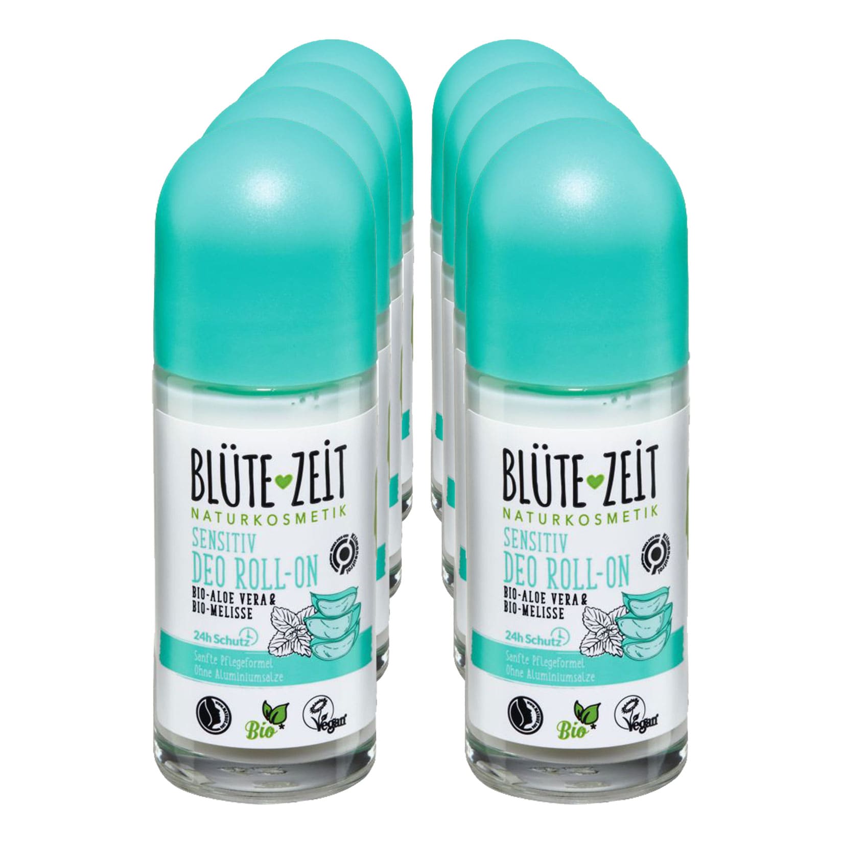 Bl&uuml;tezeit Deo Roll-on sensitive 50 ml, 8er Pack - Bild 1