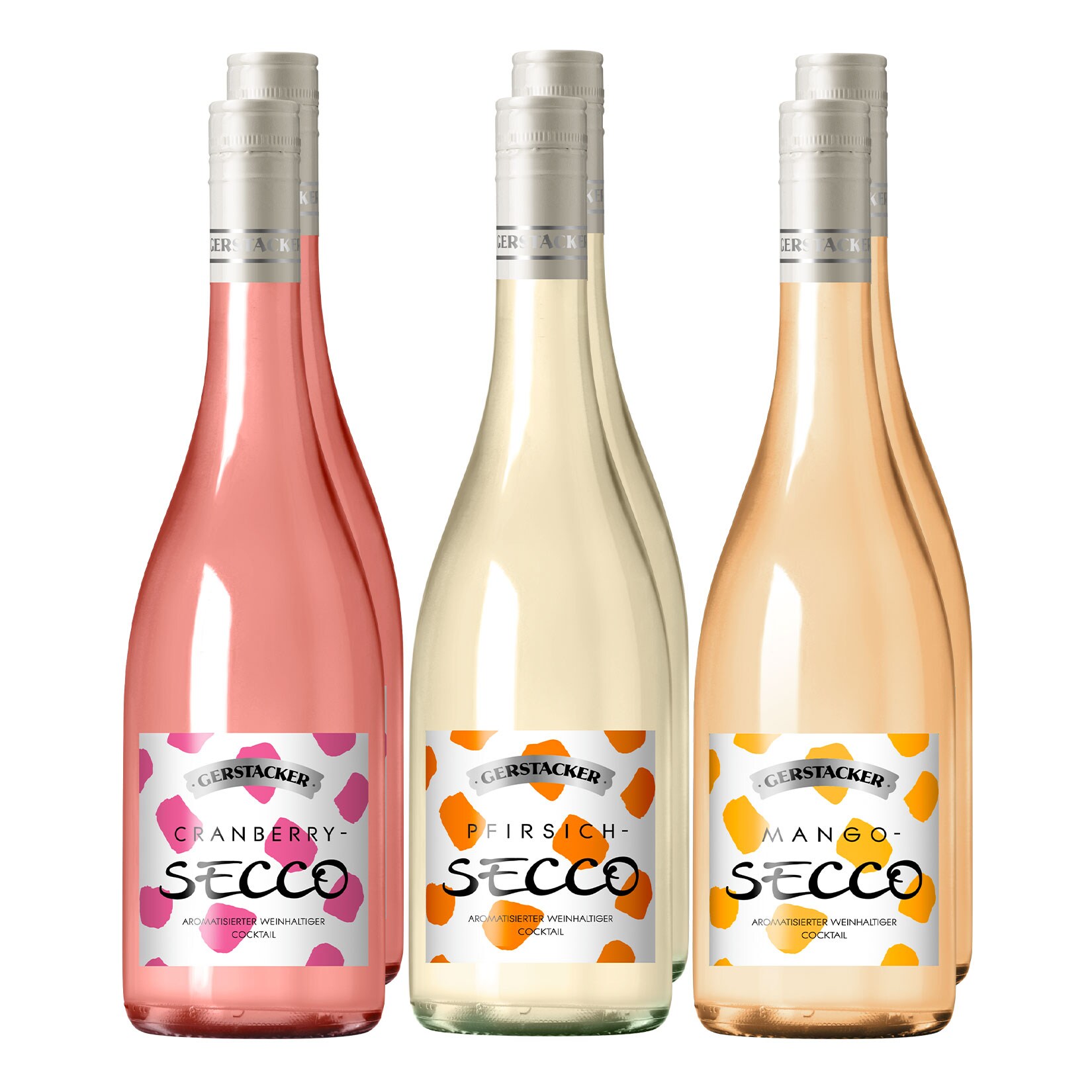 Gerstacker Fruchtsecco verschiedene Sorten 5,0 % vol 6 x 0,75 Liter - Bild 1